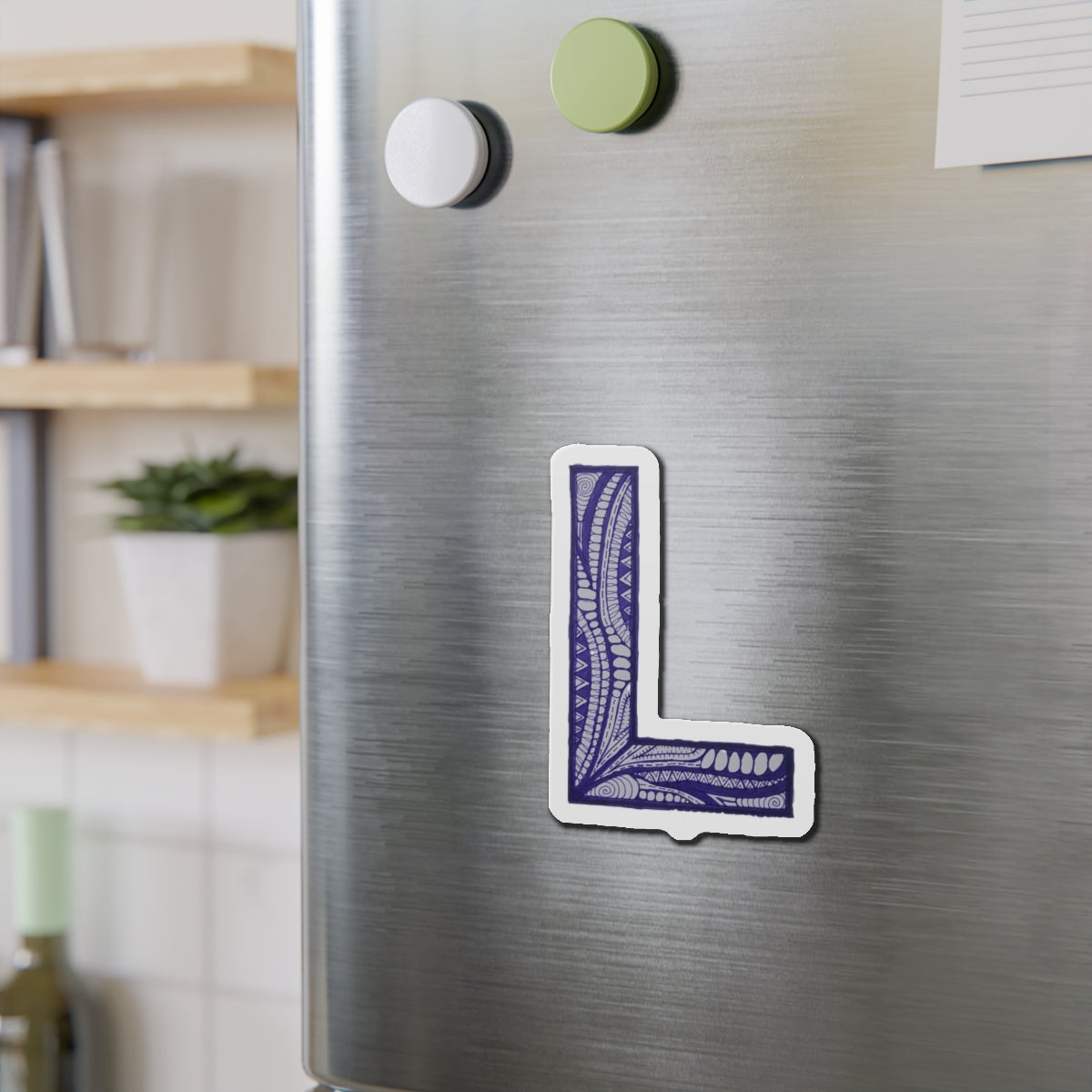 Zentangle L - Die-Cut Magnets