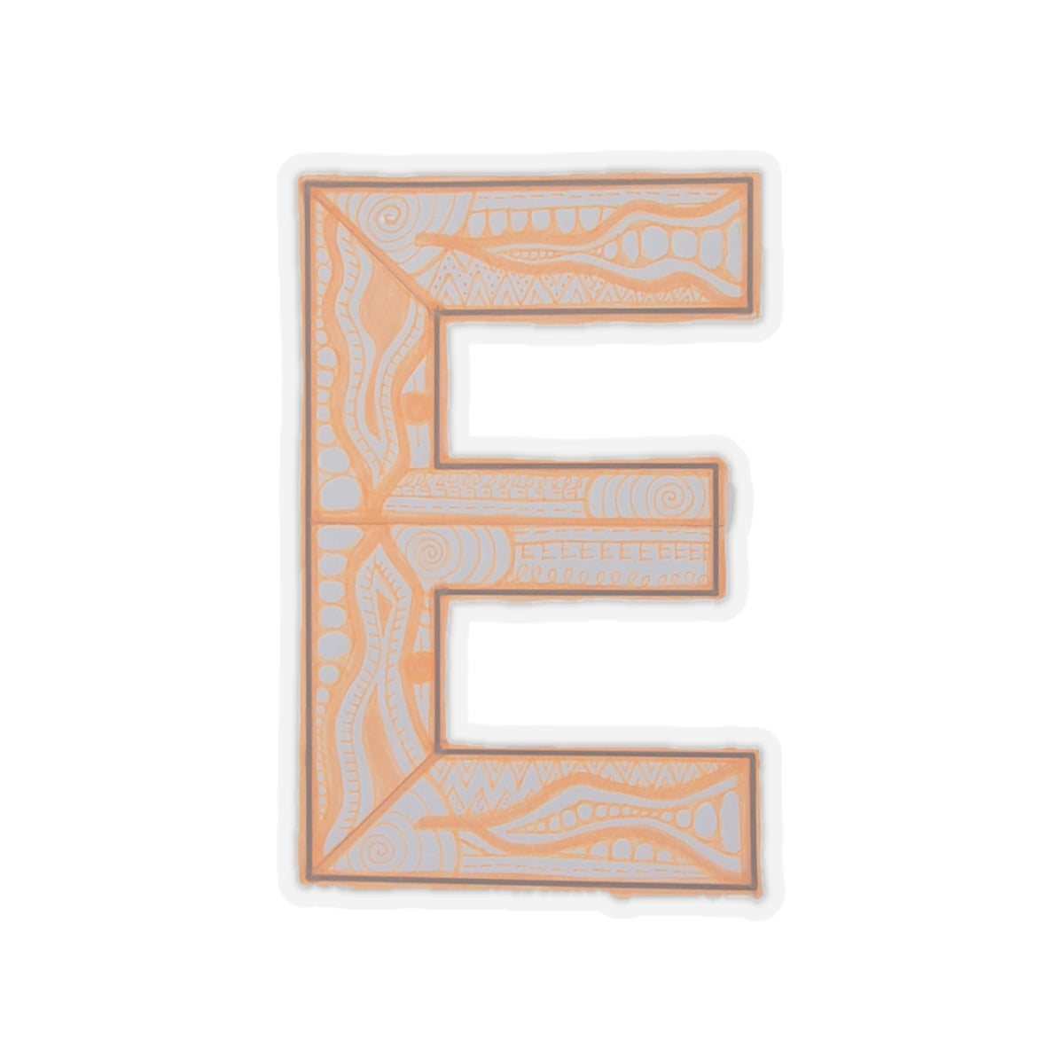 Zentangle E - Kiss-Cut Stickers