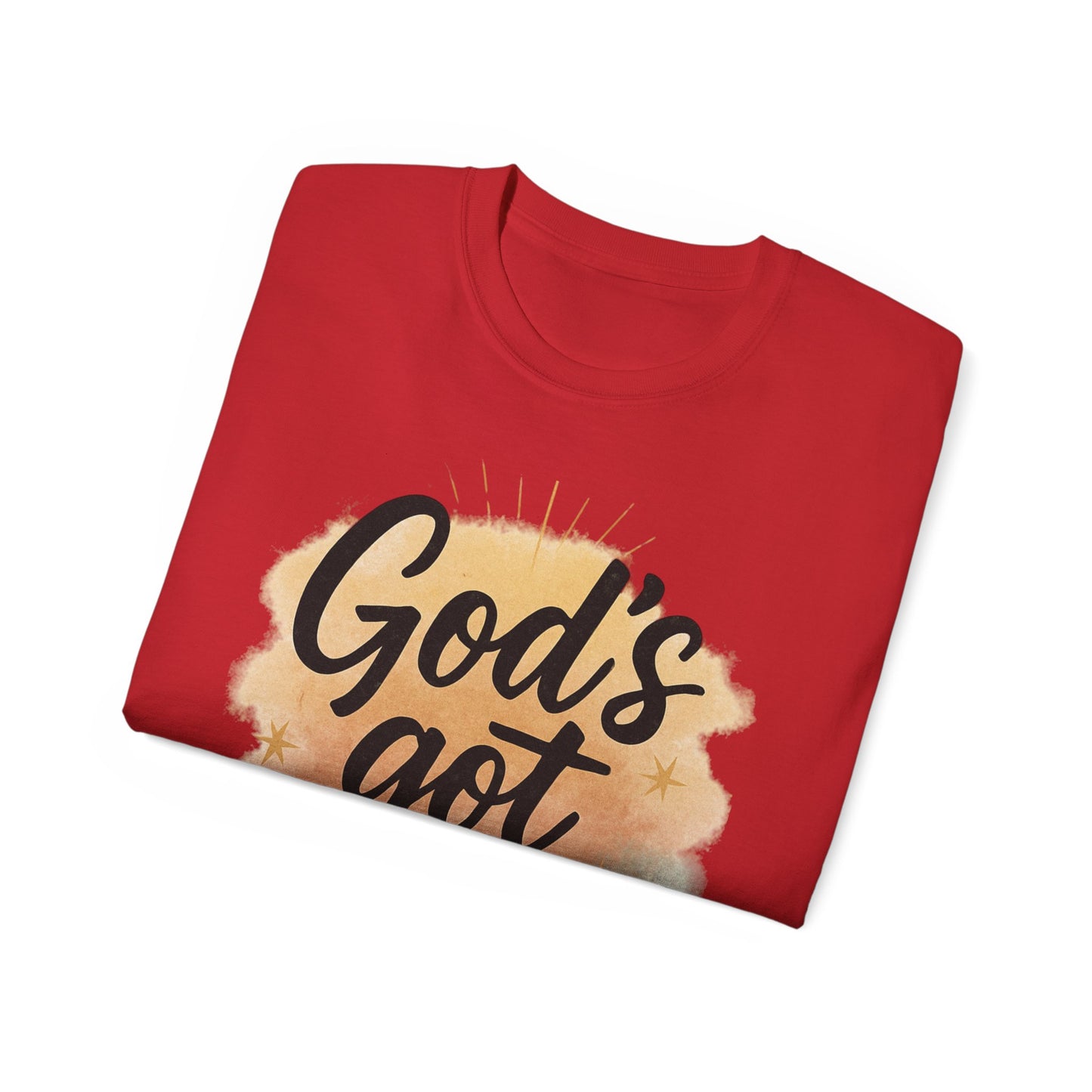 God's Got Me Unisex Ultra Cotton Tee, Inspirational Shirt, Faith-Based Apparel, Casual Wear, Gift for Believers, Christian T-Shirt