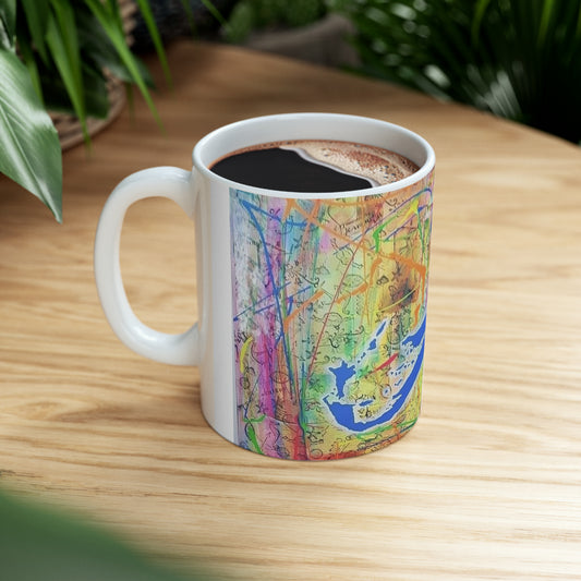 Neon Bermuda - Ceramic Mug 11oz