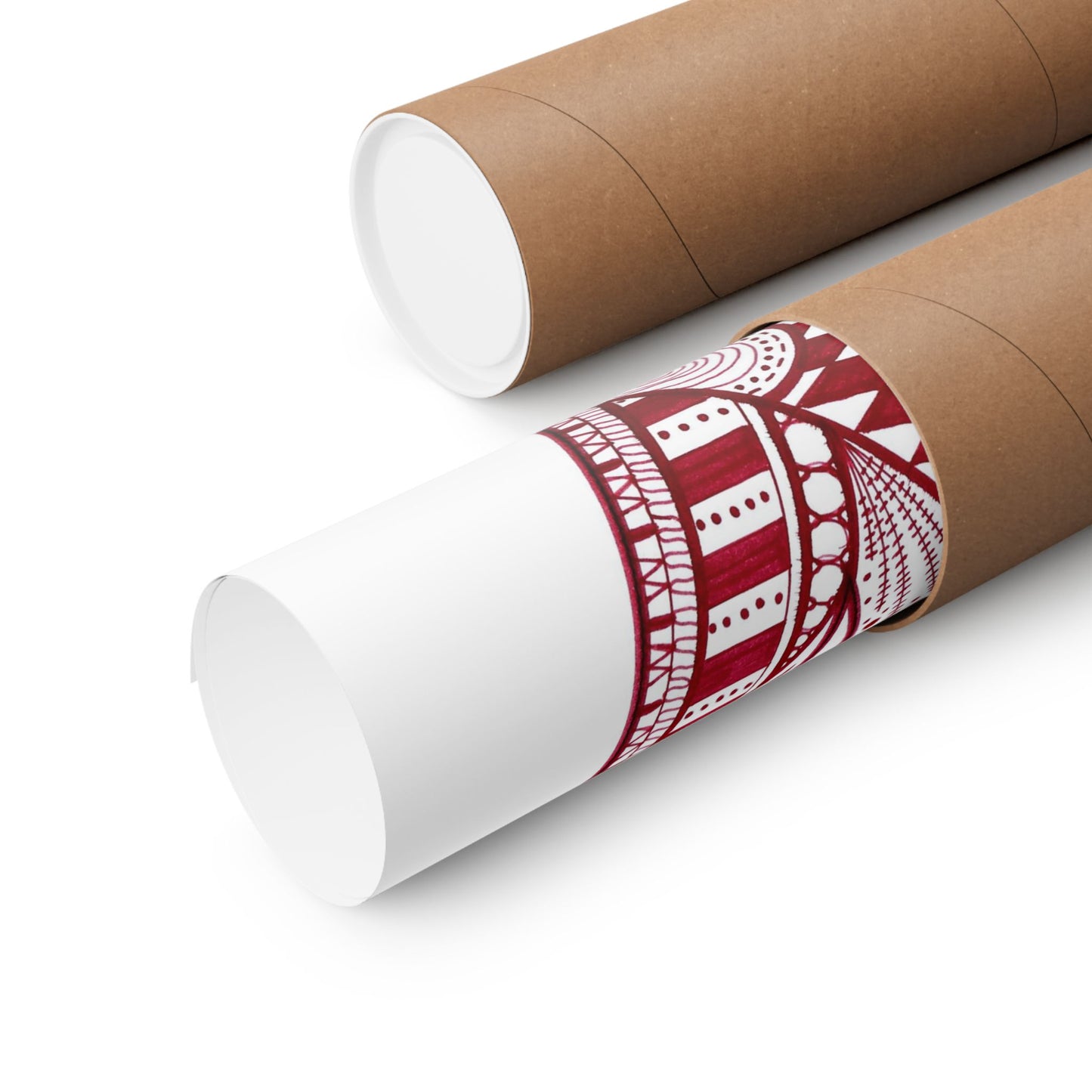 Zentangle W - Art Print