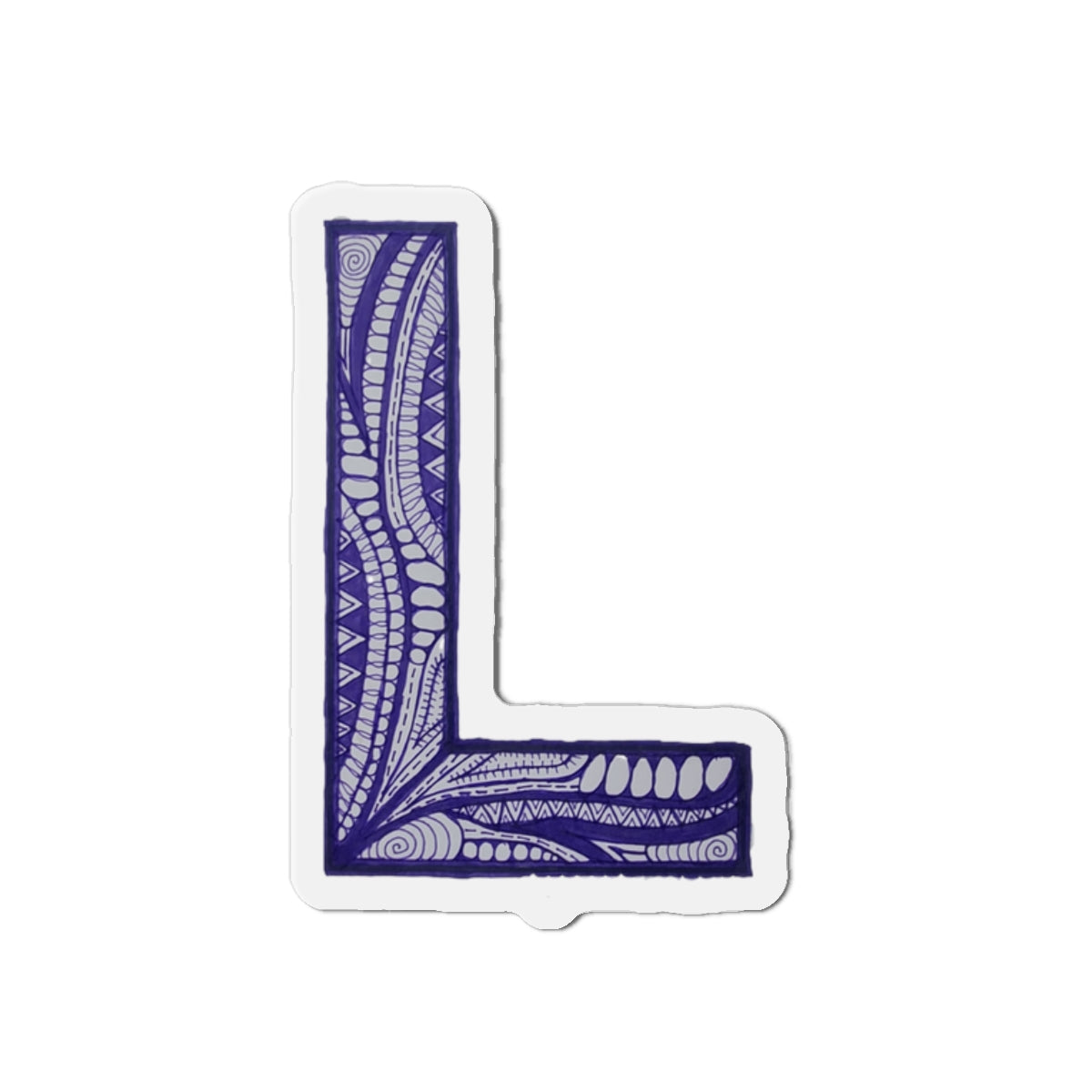 Zentangle L - Die-Cut Magnets