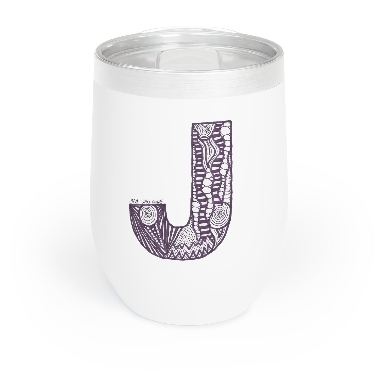 Zentangle J - Tumbler