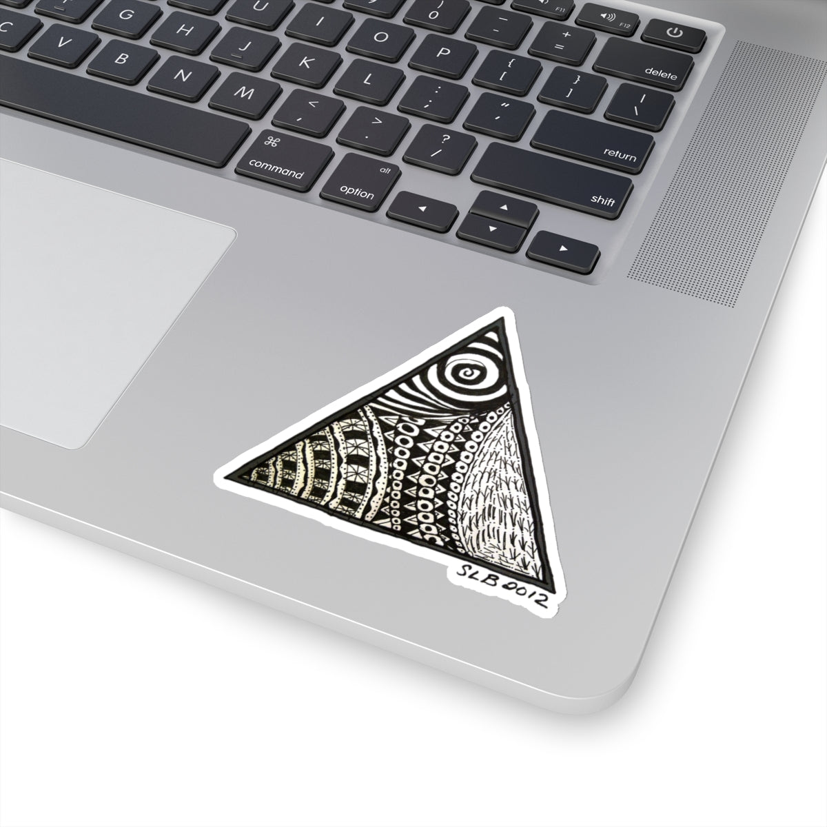 Zentangle Triangle - Kiss-Cut Stickers