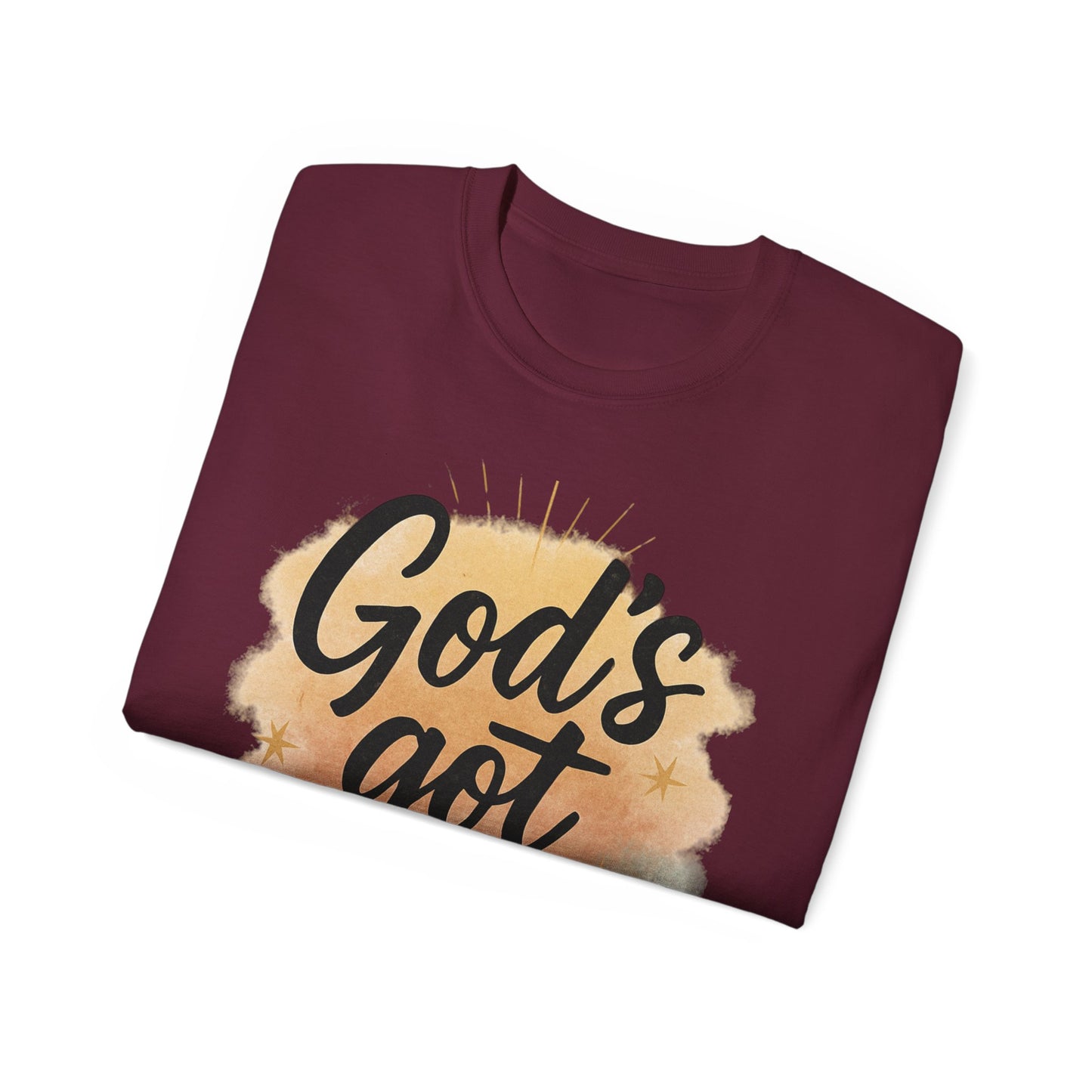 God's Got Me Unisex Ultra Cotton Tee, Inspirational Shirt, Faith-Based Apparel, Casual Wear, Gift for Believers, Christian T-Shirt