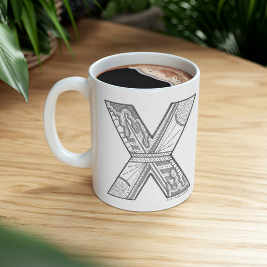 Zentangle X - Ceramic Mug, 11oz