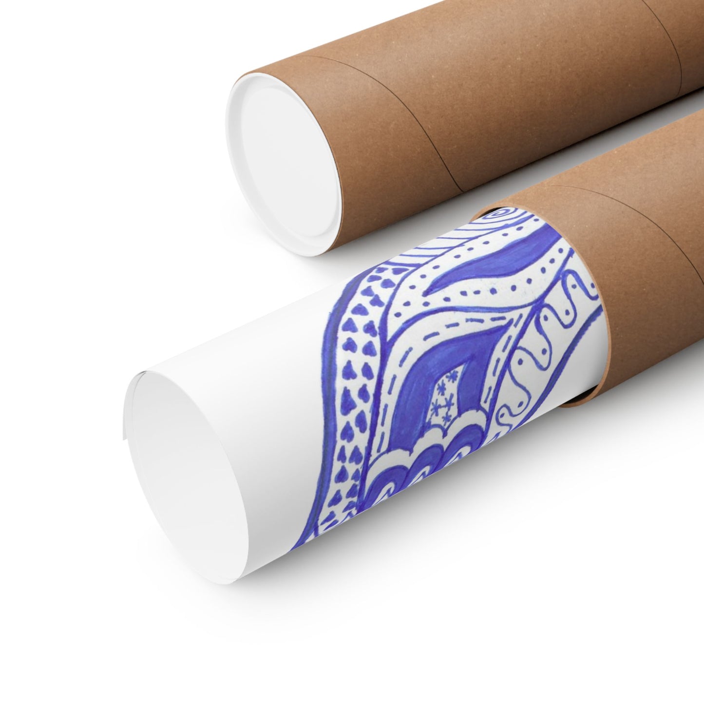 Zentangle D - Art Print