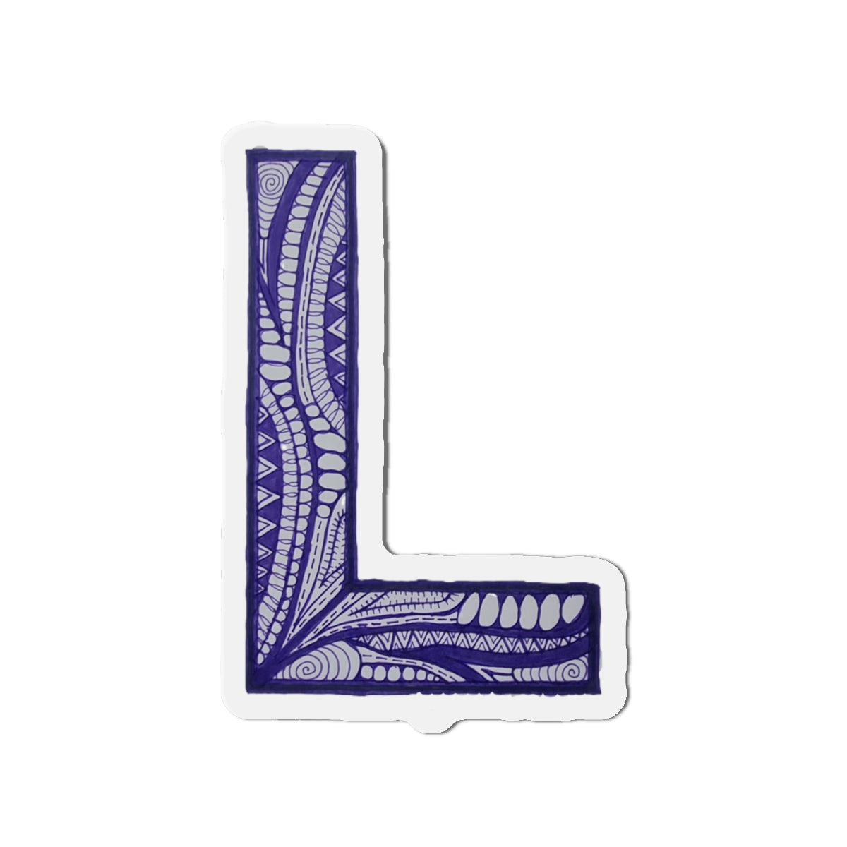 Zentangle L - Die-Cut Magnets