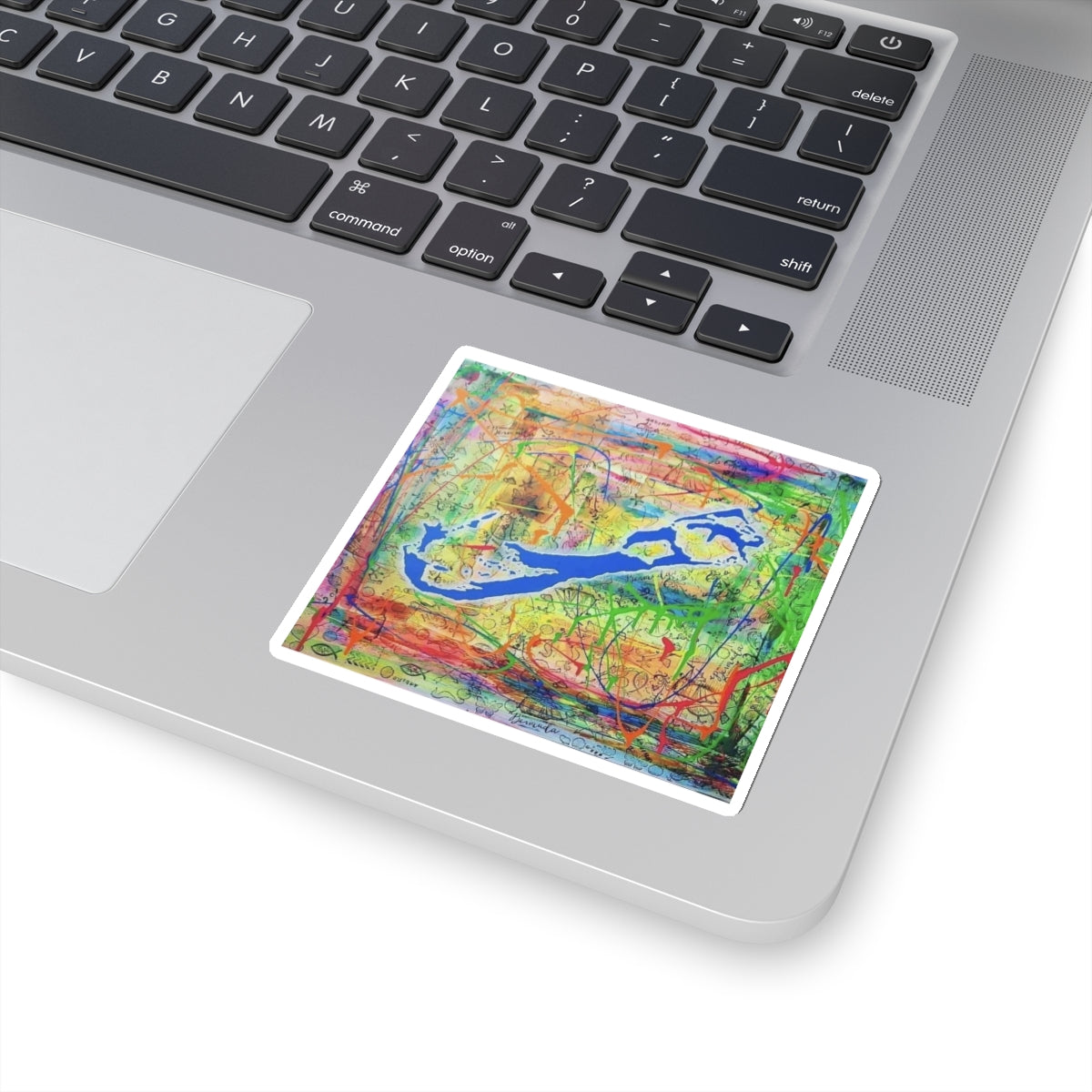 Neon Bermuda - Kiss-Cut Stickers