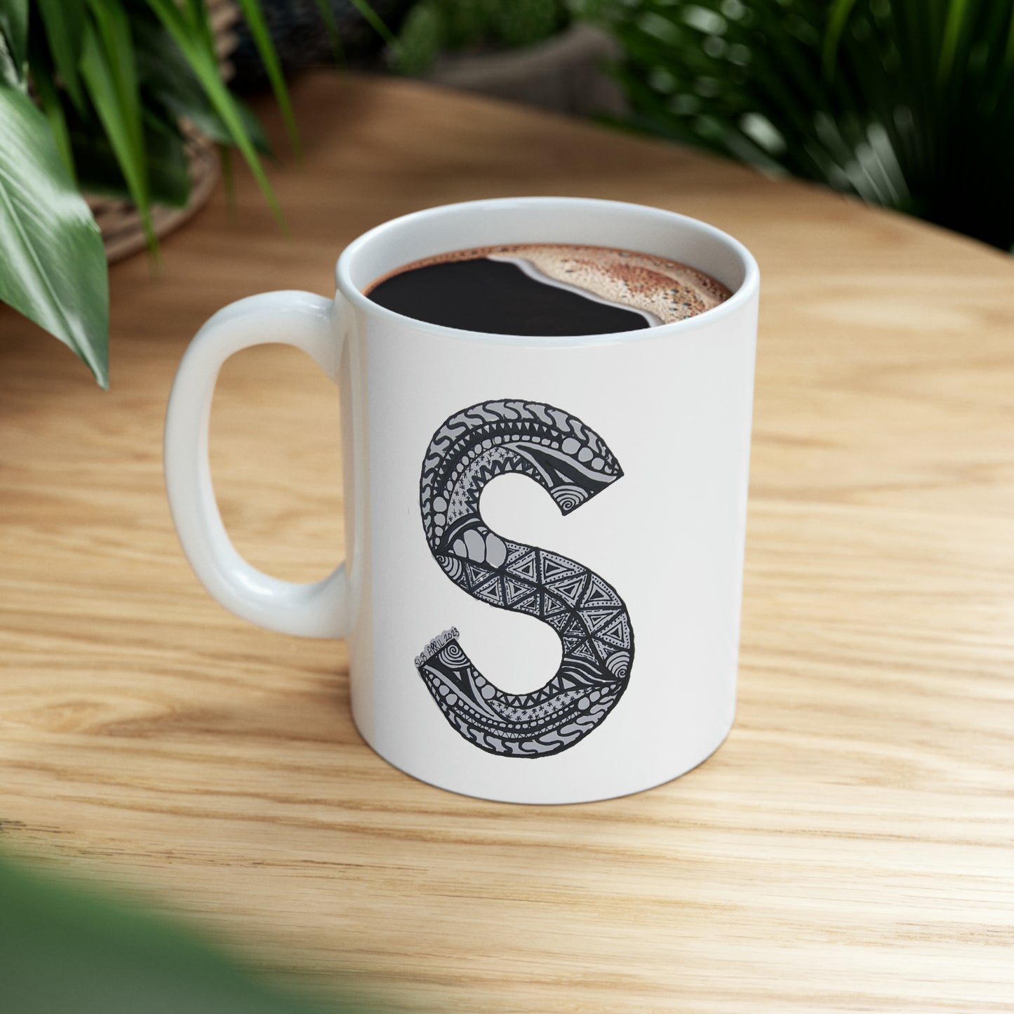 Zentangle S - Ceramic Mug 11oz