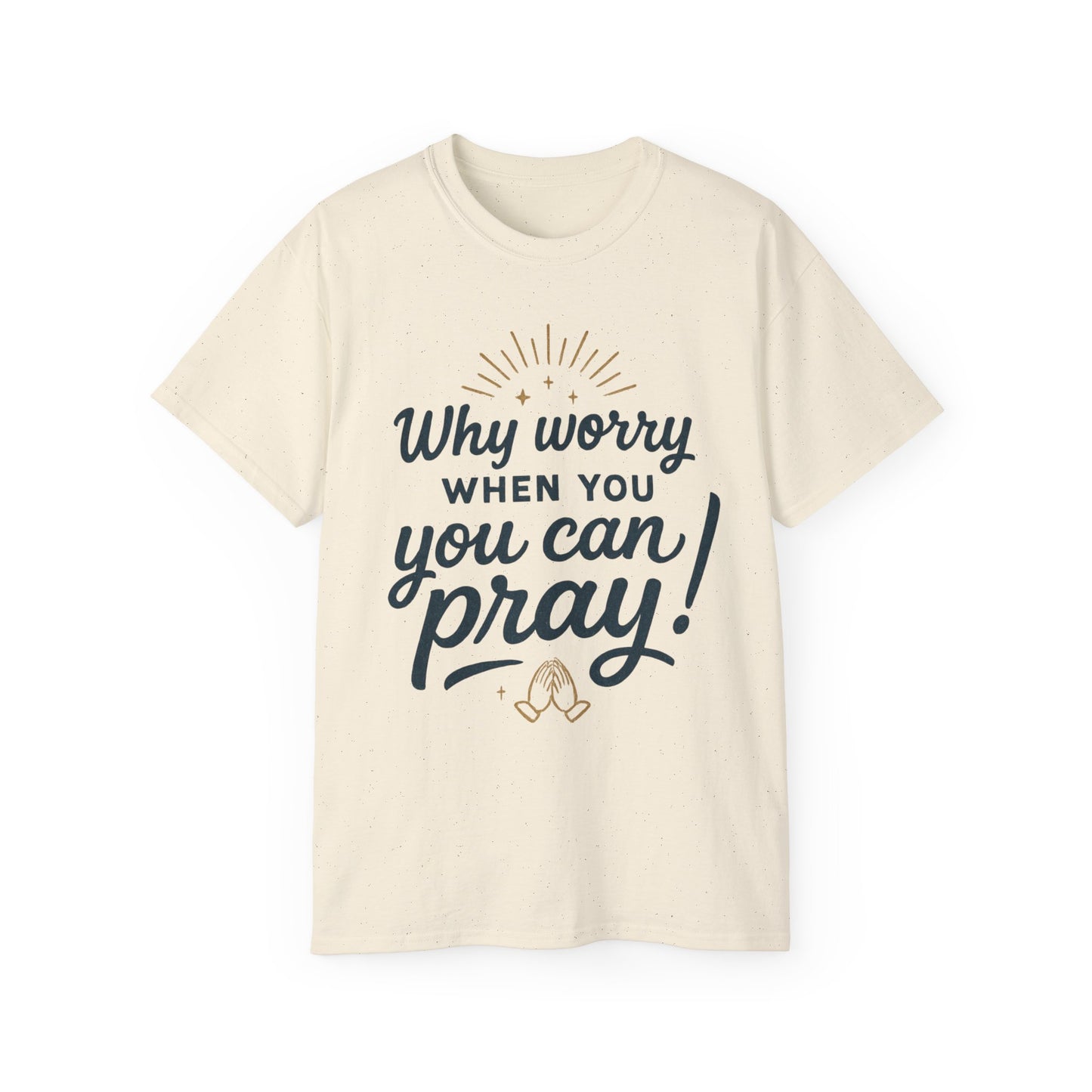 Inspirational Prayer Tee | Comfort Fit T-Shirt, Faith Clothing, Bible Verse Shirt, Unisex Casual Top, Gift for Believers