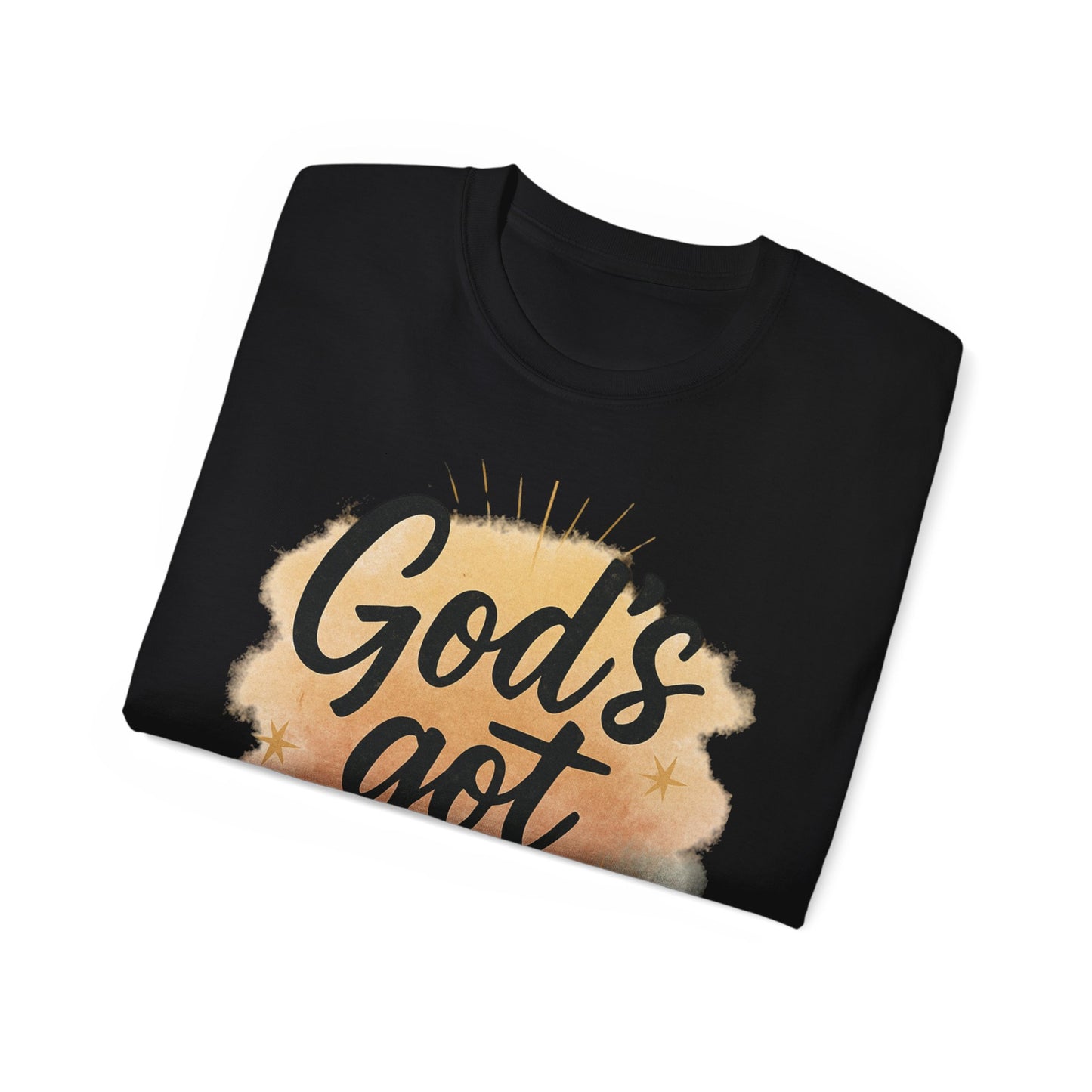 God's Got Me Unisex Ultra Cotton Tee, Inspirational Shirt, Faith-Based Apparel, Casual Wear, Gift for Believers, Christian T-Shirt