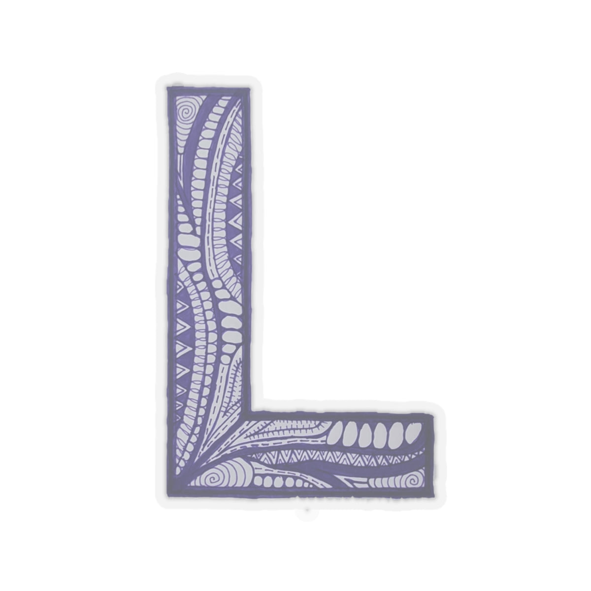 Zentangle L - Kiss-Cut Stickers