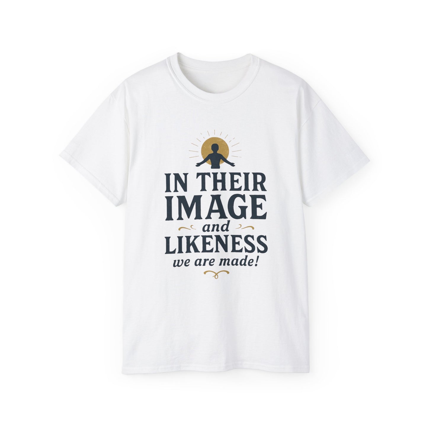 In Their Image Unisex Ultra Cotton Tee - Inspirational Faith-Based T-Shirt
