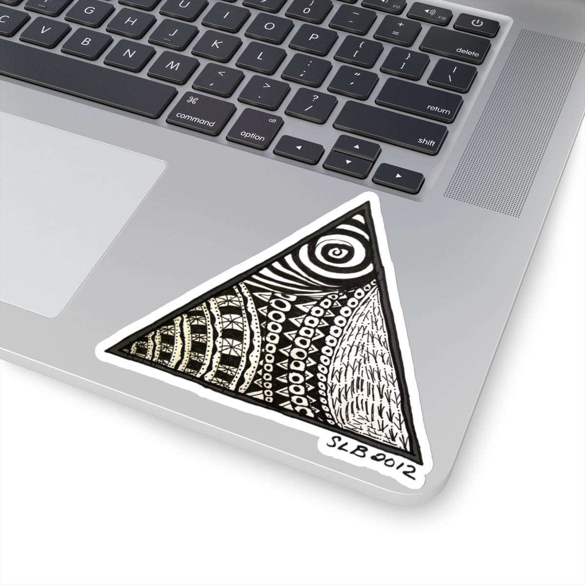 Zentangle Triangle - Kiss-Cut Stickers