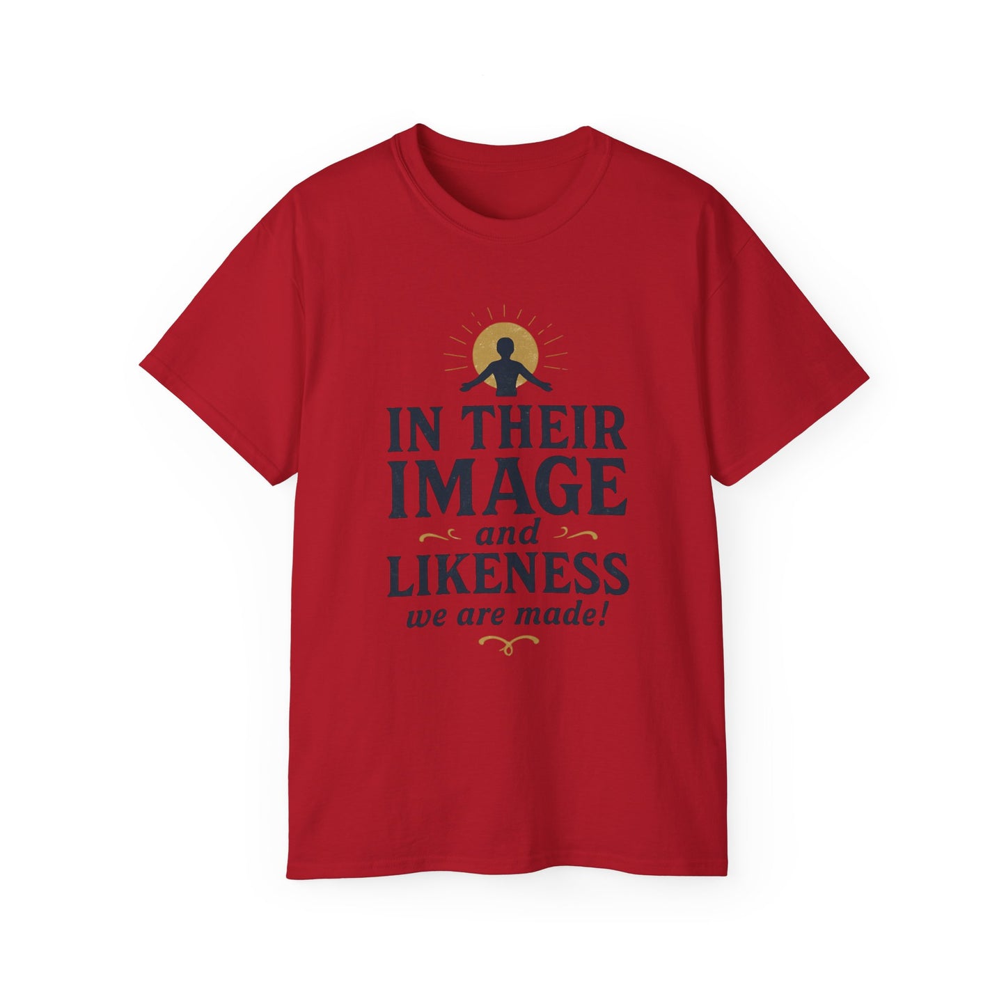 In Their Image Unisex Ultra Cotton Tee - Inspirational Faith-Based T-Shirt