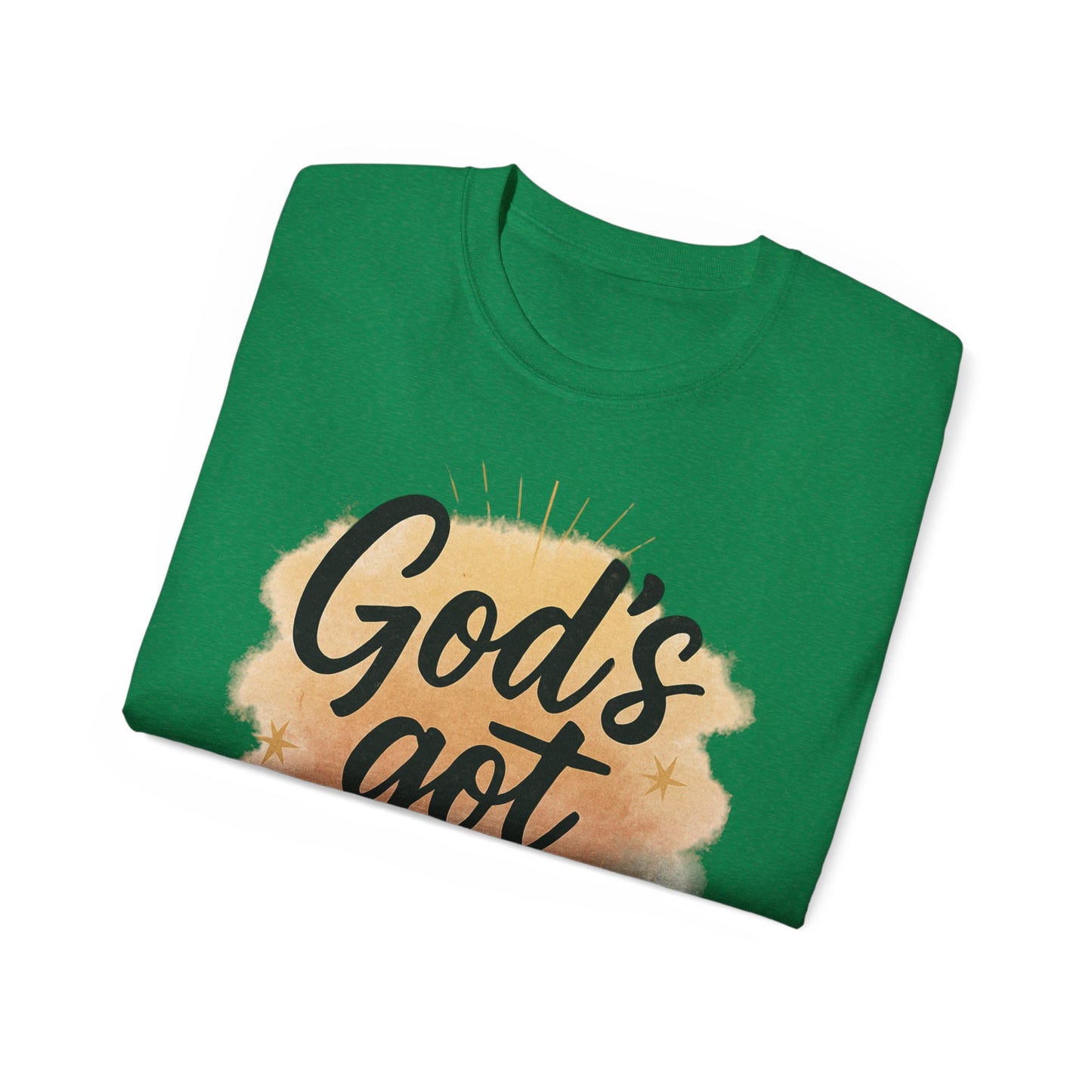 God's Got Me Unisex Ultra Cotton Tee, Inspirational Shirt, Faith-Based Apparel, Casual Wear, Gift for Believers, Christian T-Shirt