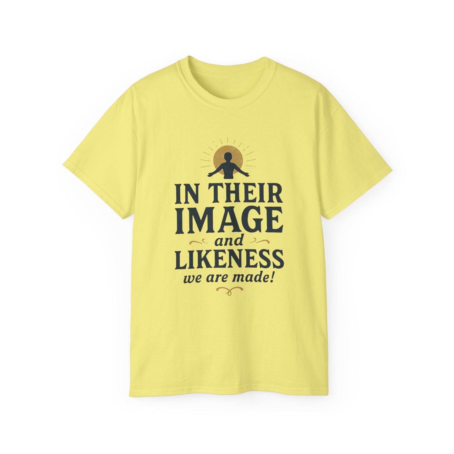 In Their Image Unisex Ultra Cotton Tee - Inspirational Faith-Based T-Shirt