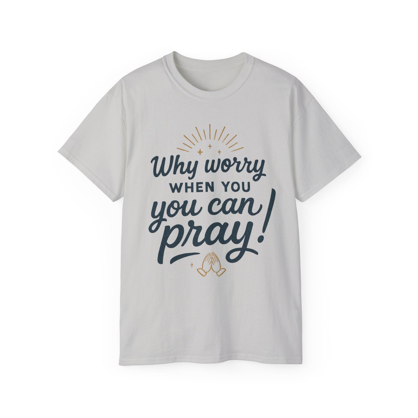 Inspirational Prayer Tee | Comfort Fit T-Shirt, Faith Clothing, Bible Verse Shirt, Unisex Casual Top, Gift for Believers