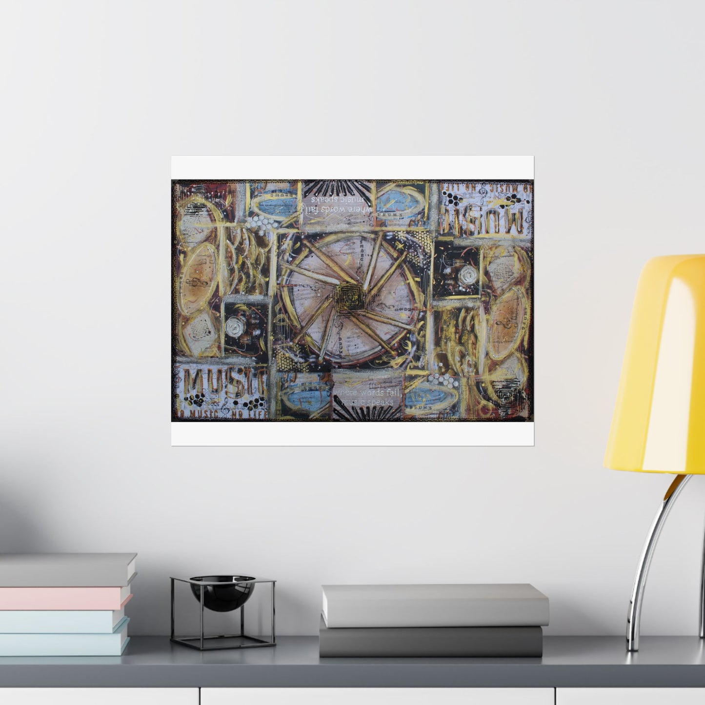 Drums Collage - Art Print