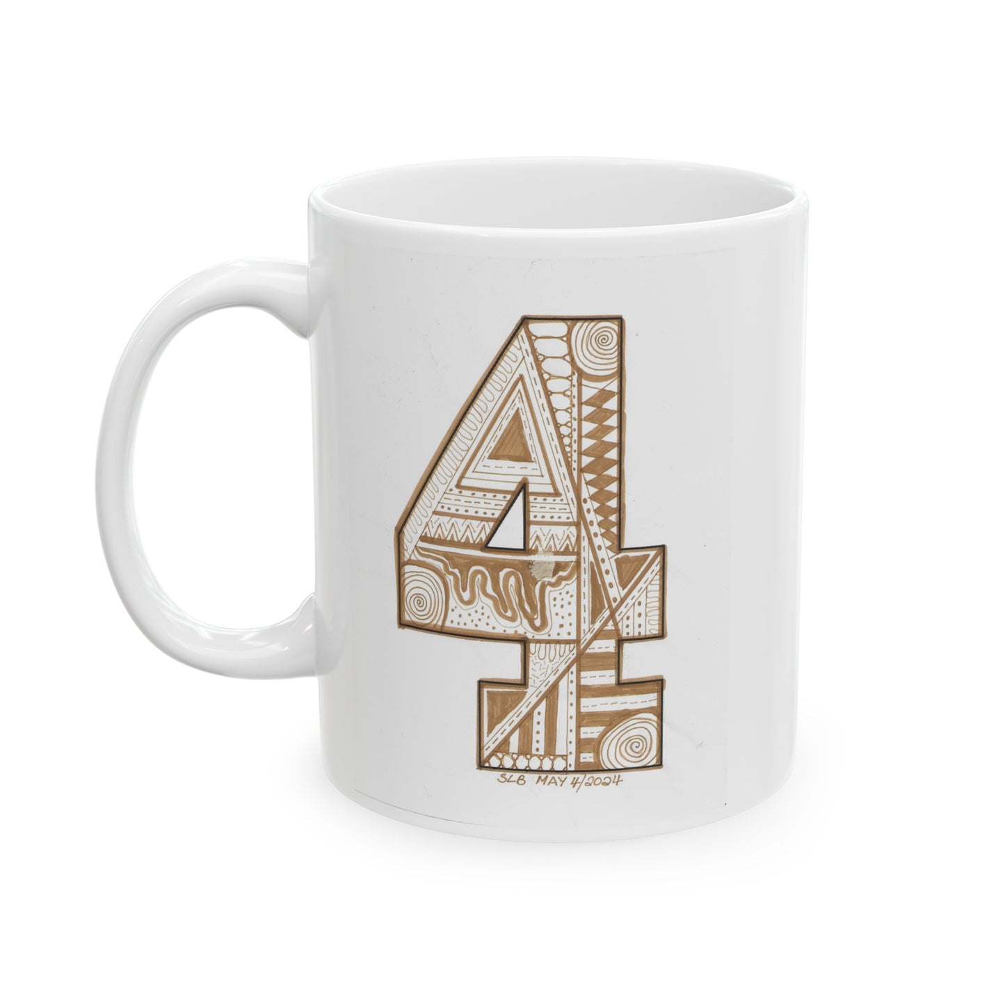 Zentangle number 4 - Ceramic Mug