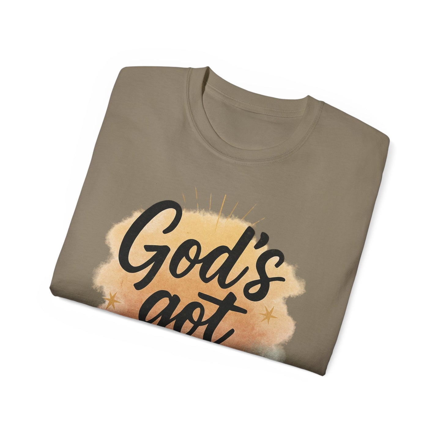 God's Got Me Unisex Ultra Cotton Tee, Inspirational Shirt, Faith-Based Apparel, Casual Wear, Gift for Believers, Christian T-Shirt