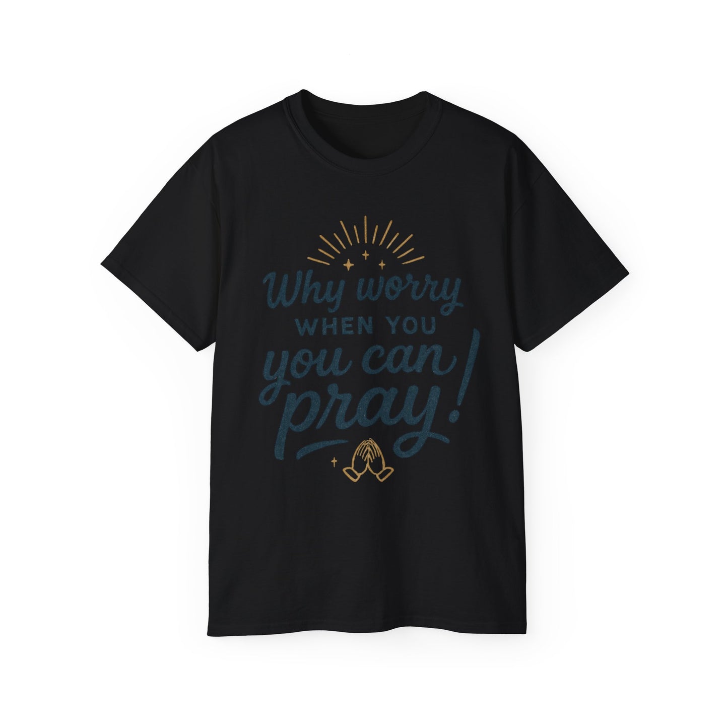Inspirational Prayer Tee | Comfort Fit T-Shirt, Faith Clothing, Bible Verse Shirt, Unisex Casual Top, Gift for Believers
