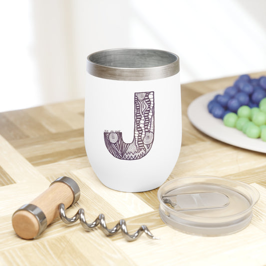 Zentangle J - Tumbler