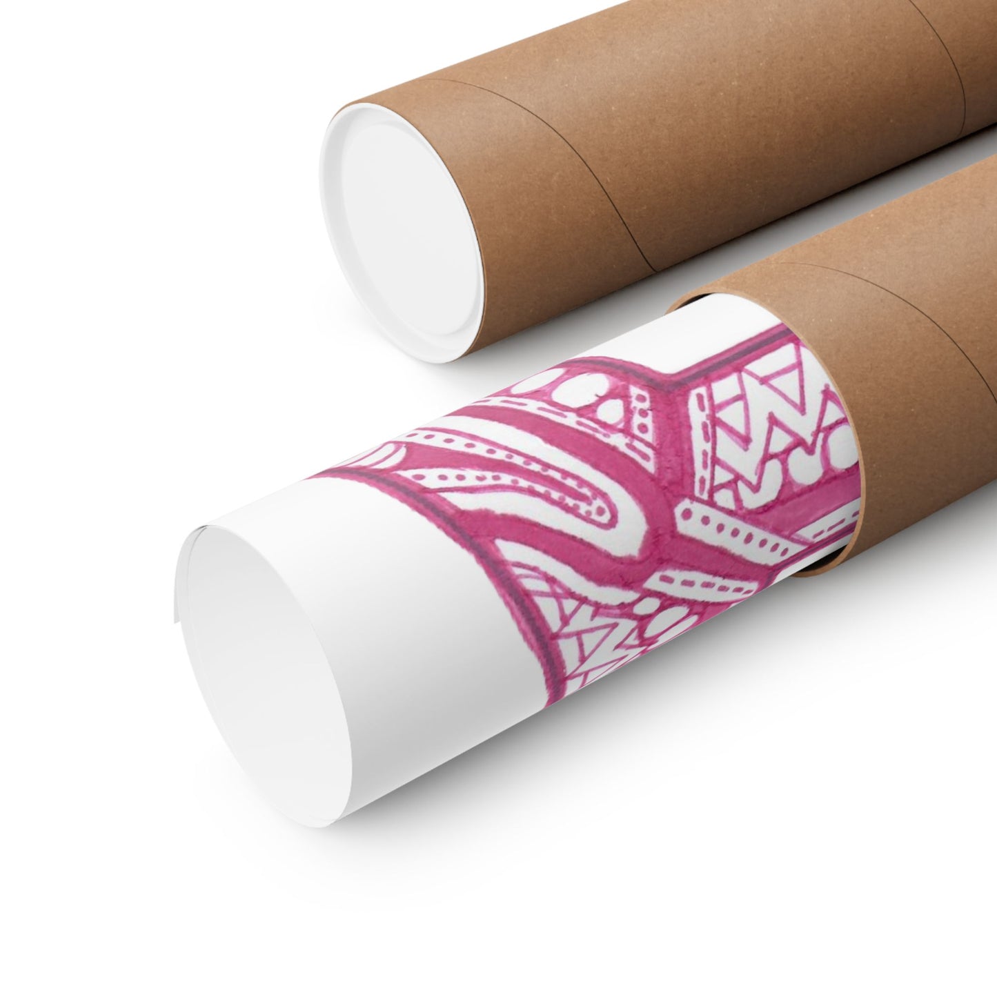 Zentangle A - Art Print