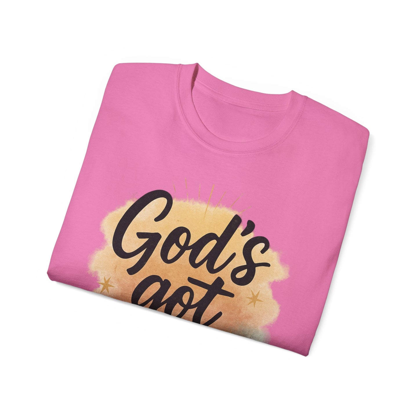 God's Got Me Unisex Ultra Cotton Tee, Inspirational Shirt, Faith-Based Apparel, Casual Wear, Gift for Believers, Christian T-Shirt