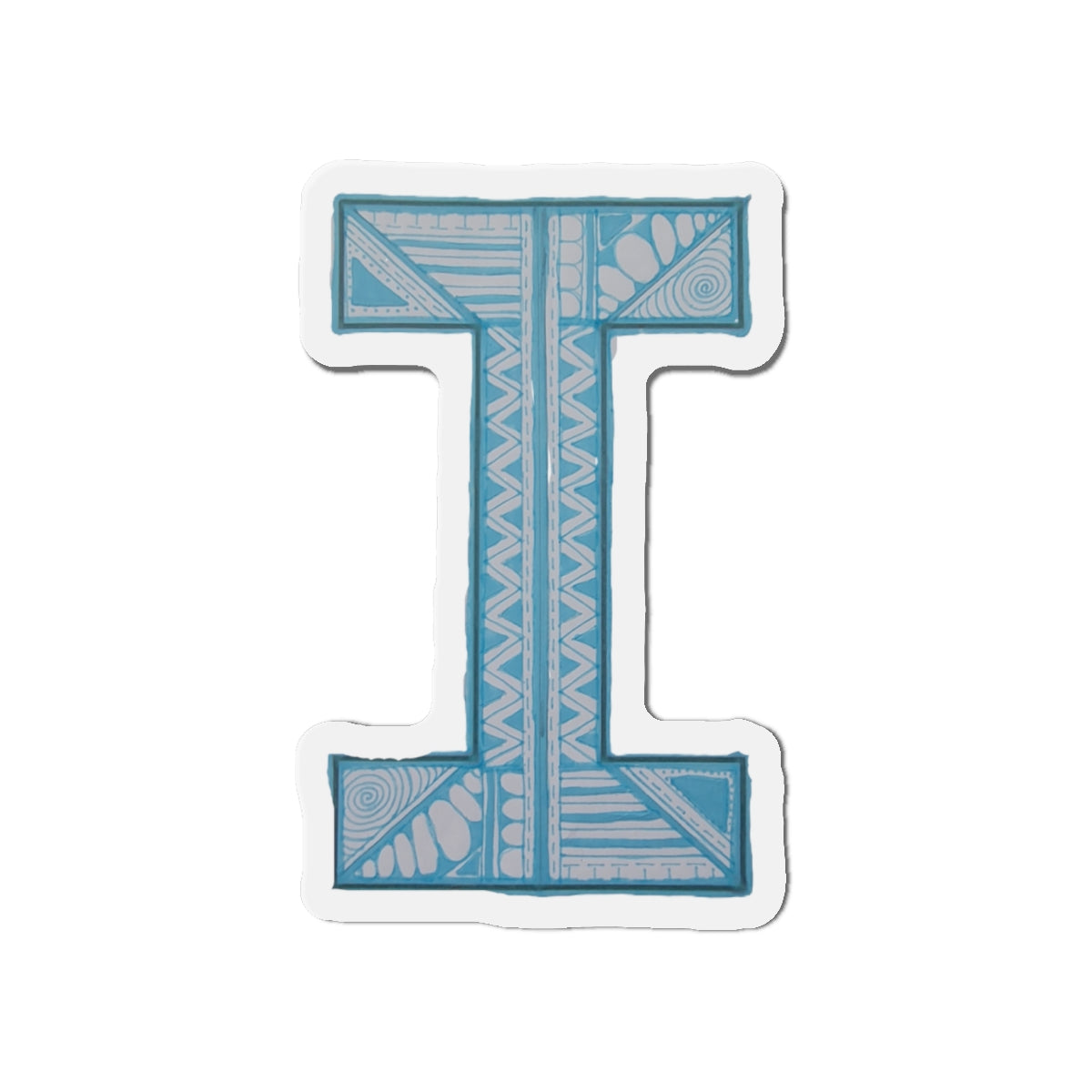 Zentangle I - Die-Cut Magnets