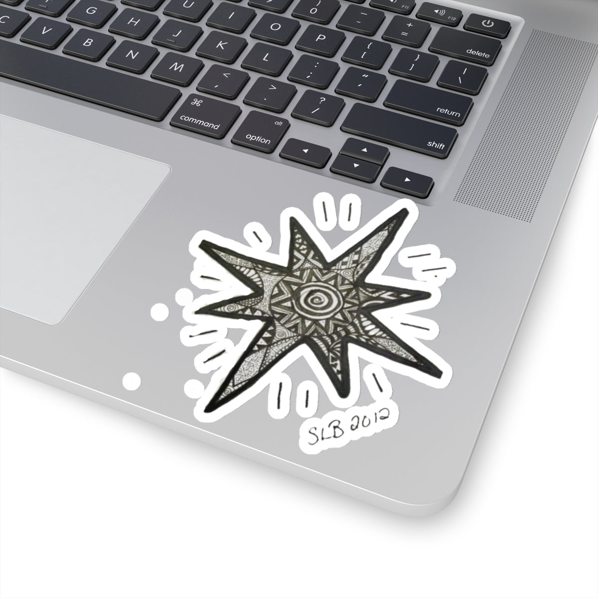 Zentangle Star - Kiss-Cut Stickers