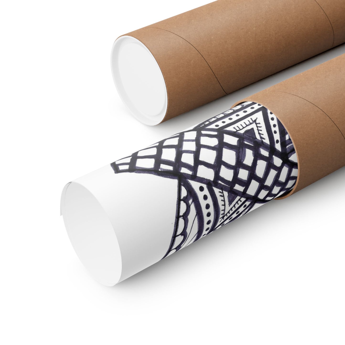 Zentangle Q - Art Print