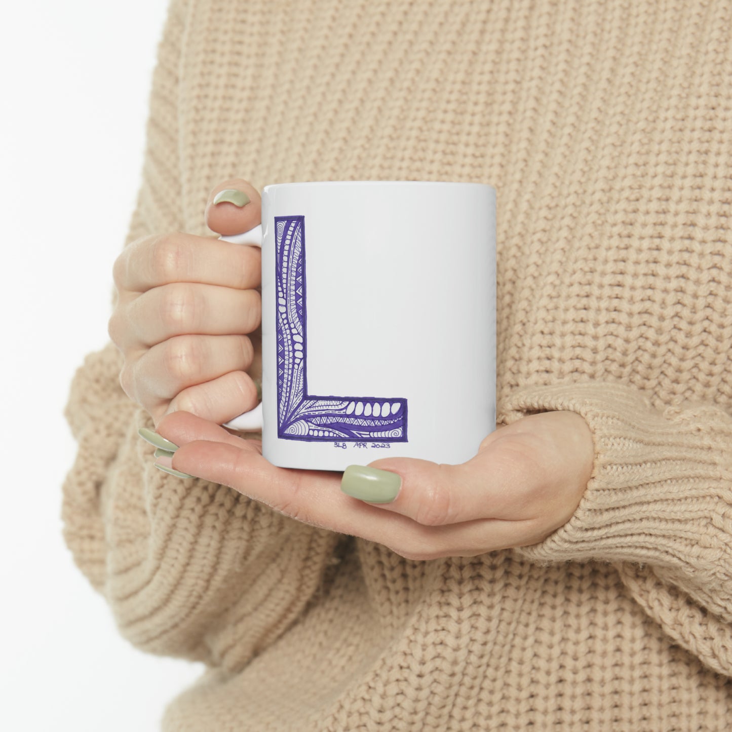 Zentangle L - Ceramic Mug 11oz