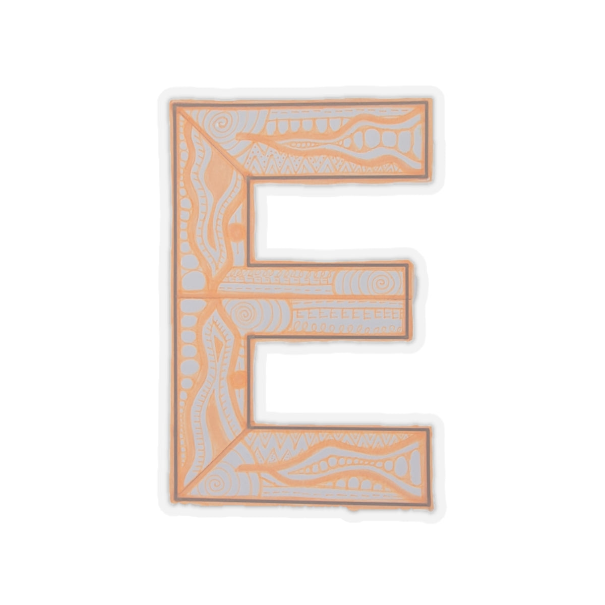 Zentangle E - Kiss-Cut Stickers