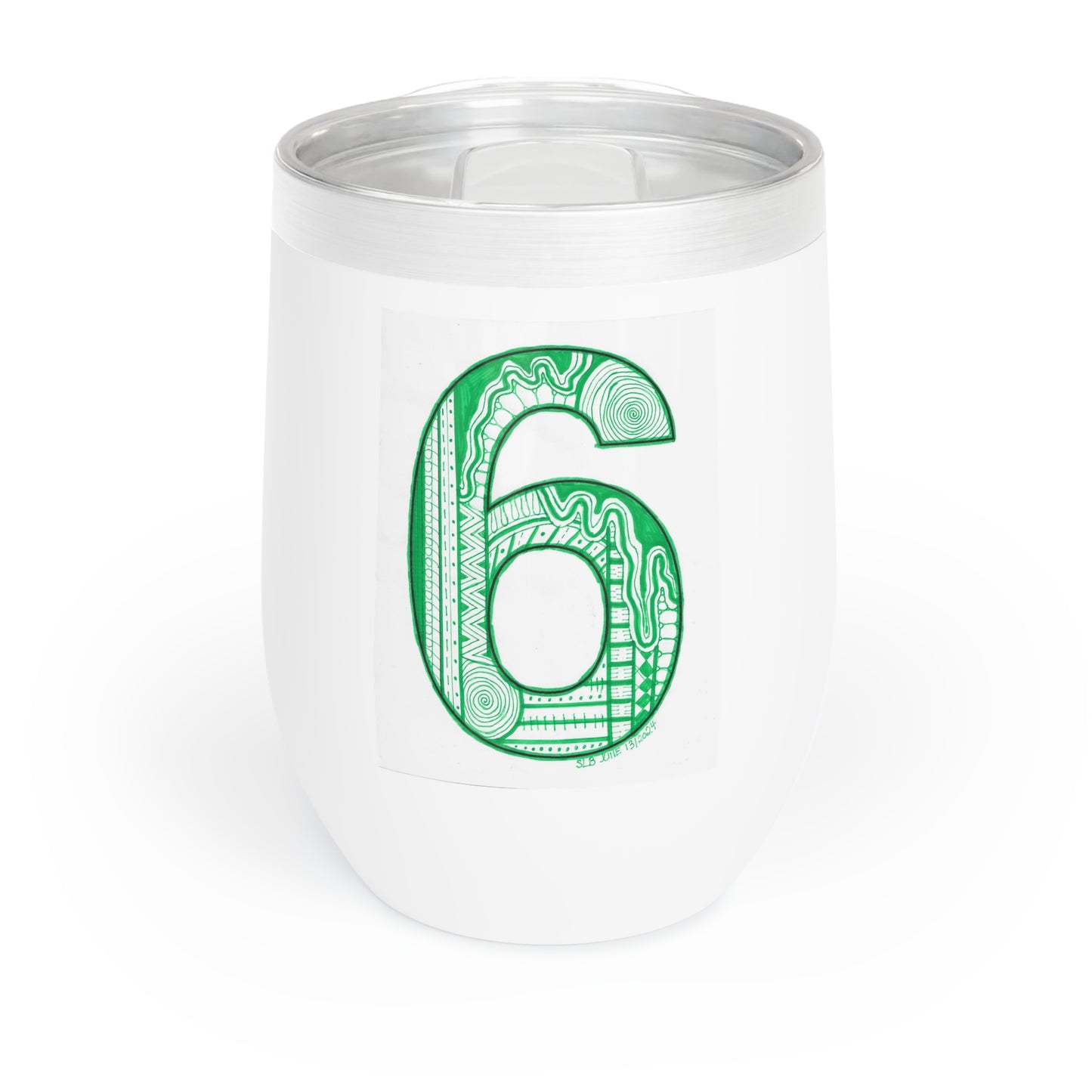 Zentangle number 6 - Tumbler