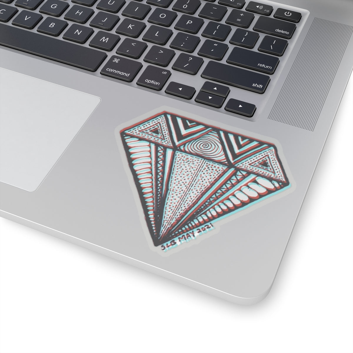 Zentangle Diamond Color - Kiss-Cut Stickers