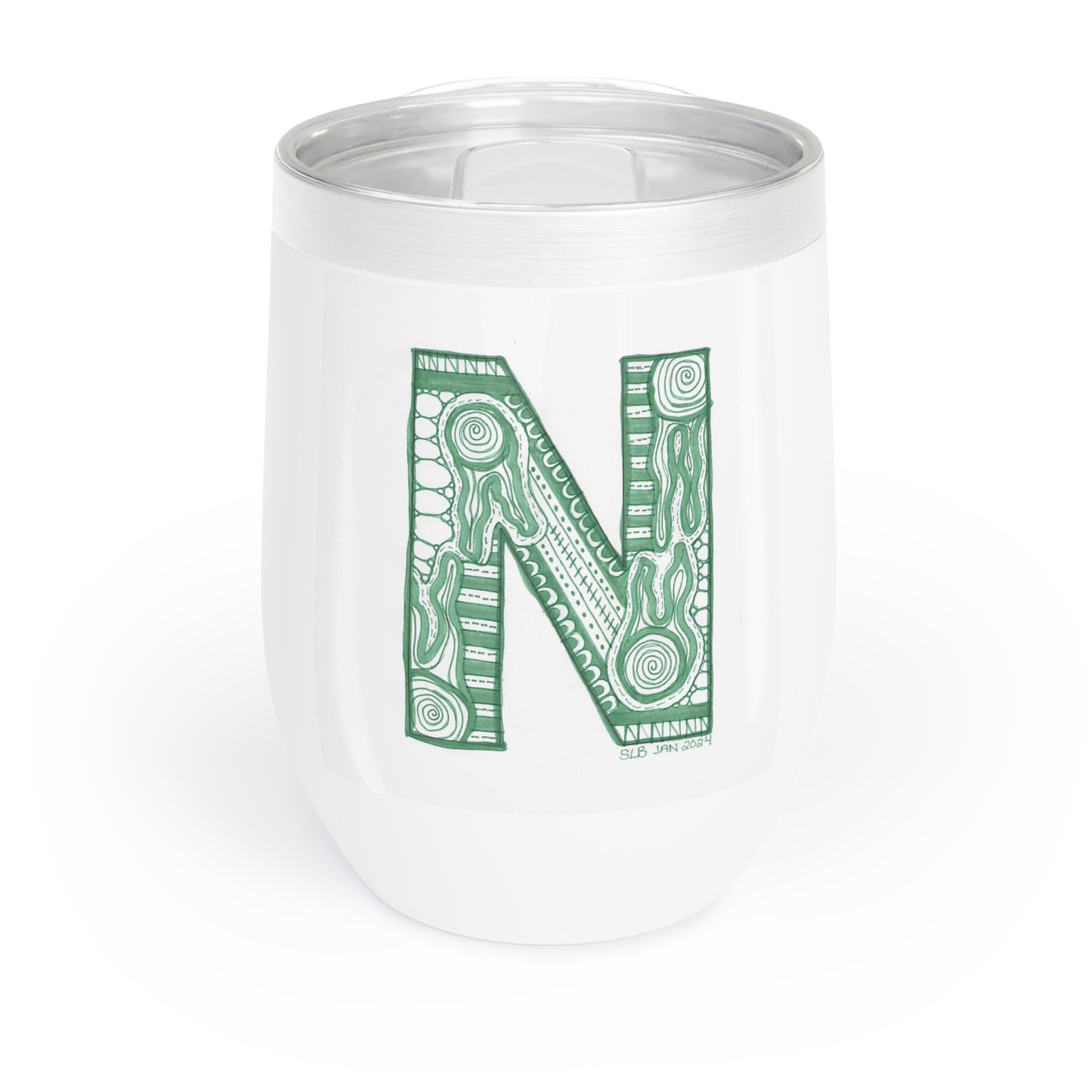 Zentangle N - Tumbler