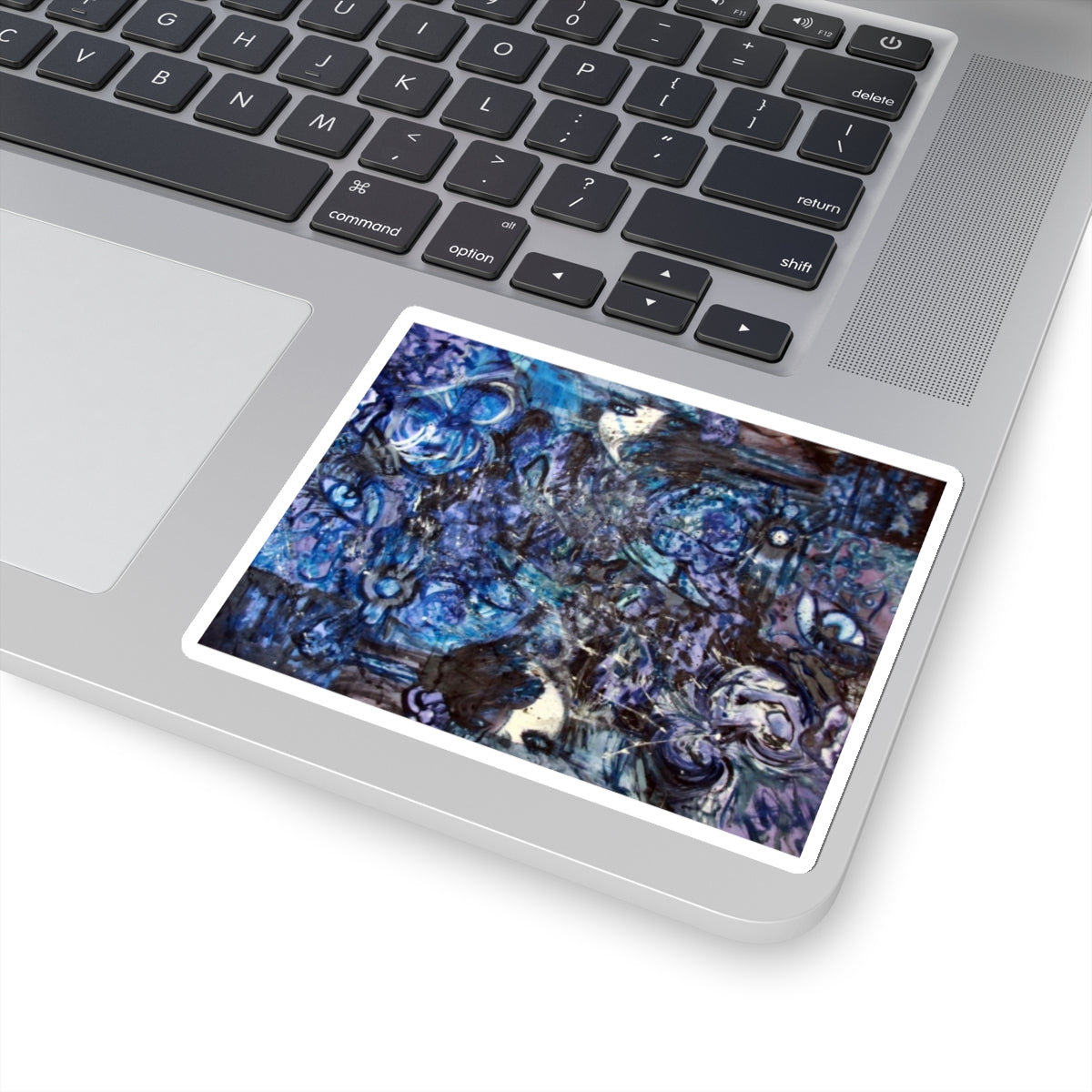 Blue Collage Sticker