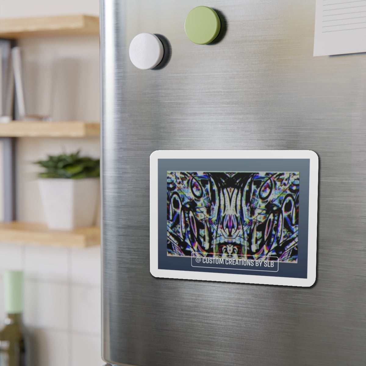 Cyberwolf - Die-Cut Magnets