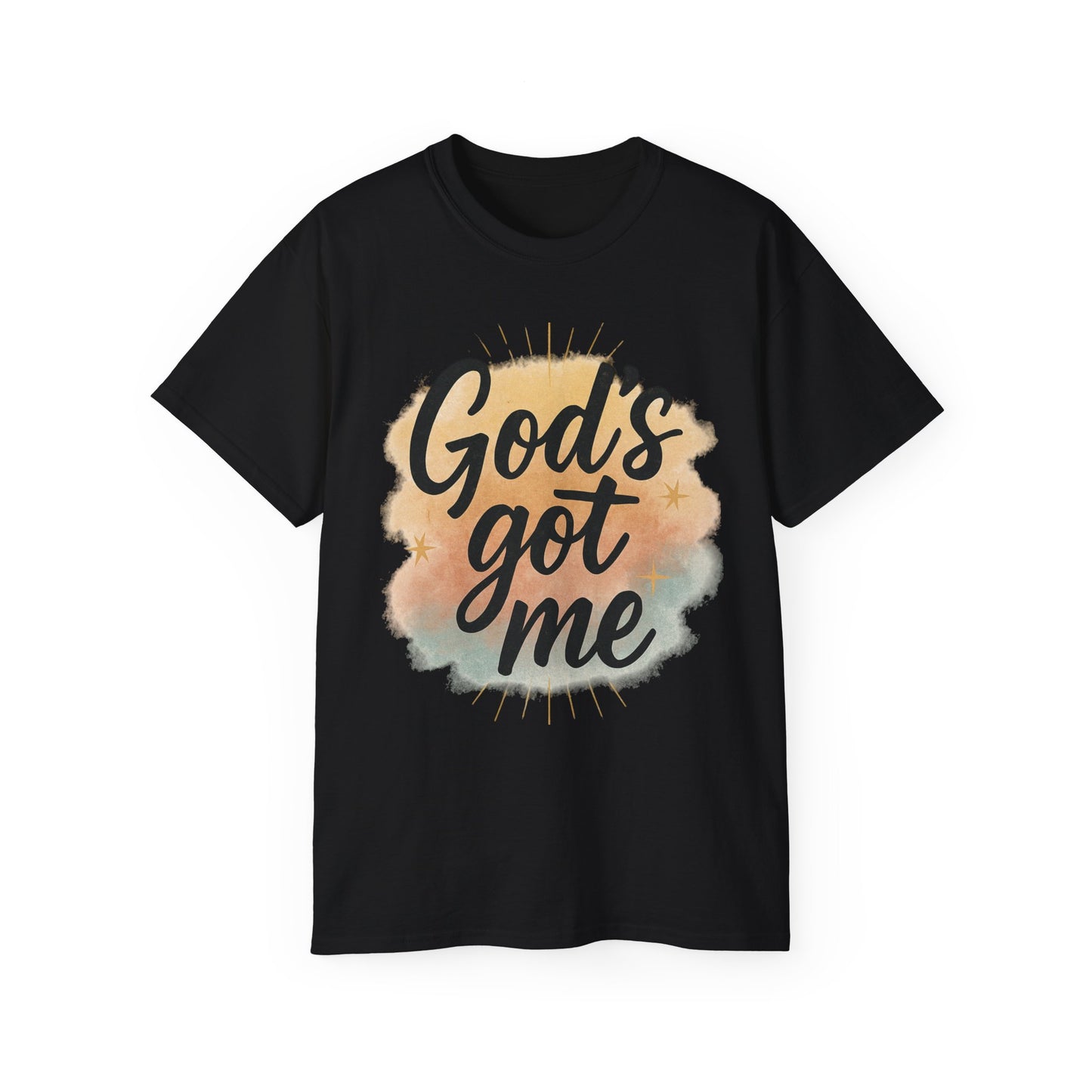 God's Got Me Unisex Ultra Cotton Tee, Inspirational Shirt, Faith-Based Apparel, Casual Wear, Gift for Believers, Christian T-Shirt