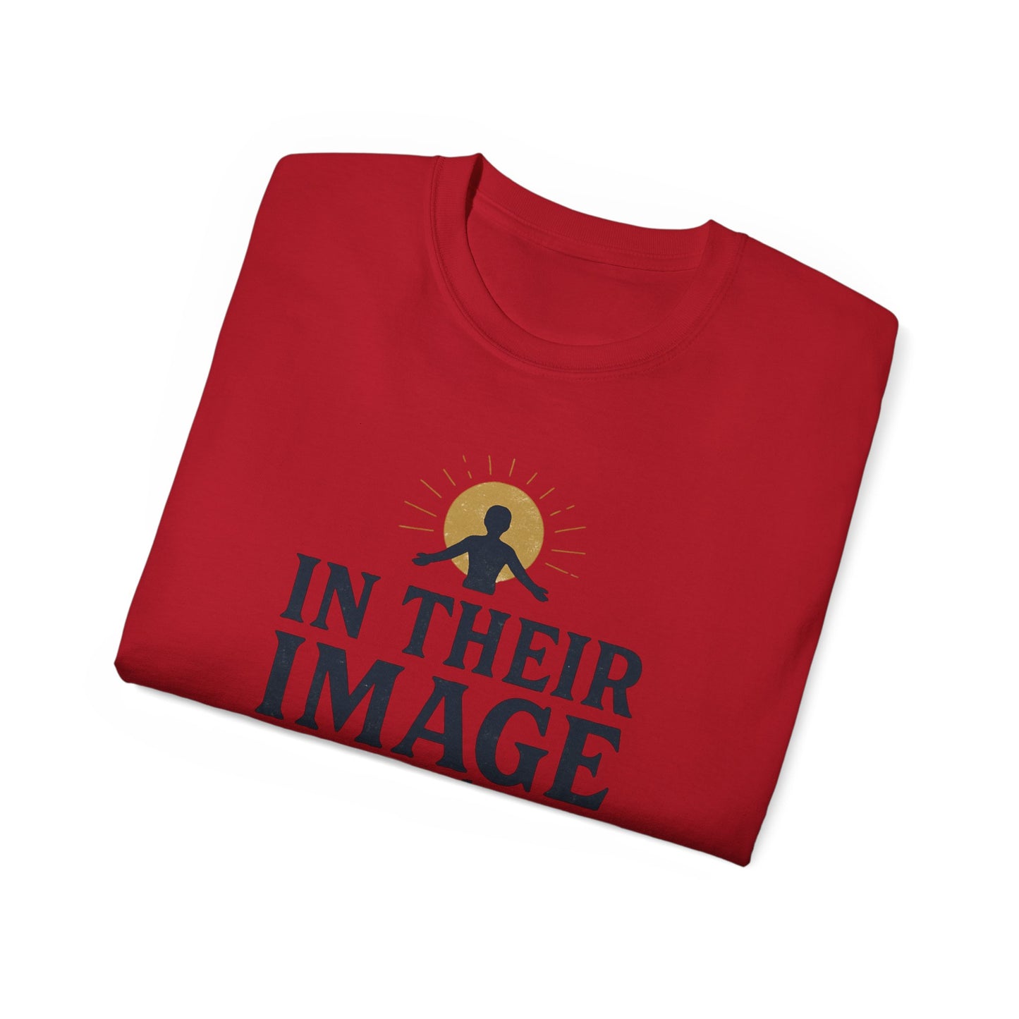In Their Image Unisex Ultra Cotton Tee - Inspirational Faith-Based T-Shirt