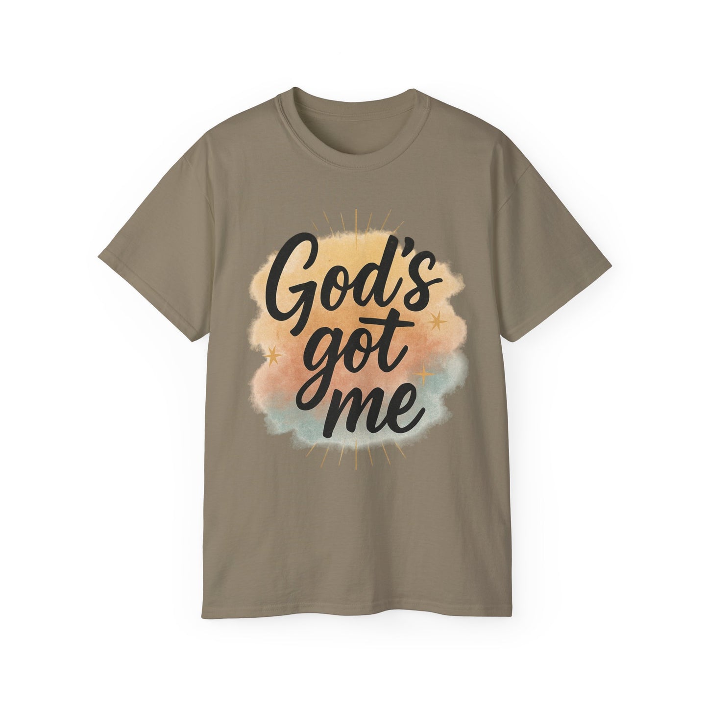 God's Got Me Unisex Ultra Cotton Tee, Inspirational Shirt, Faith-Based Apparel, Casual Wear, Gift for Believers, Christian T-Shirt