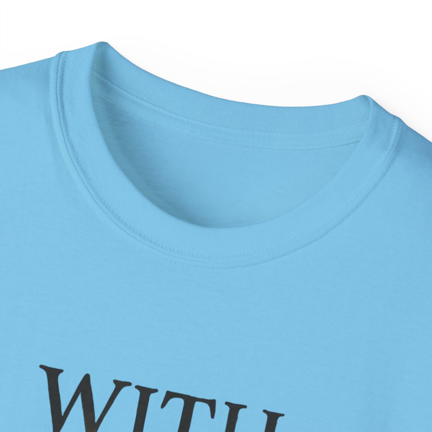 Inspirational Faith T-Shirt: "With God All Things Are Possible"