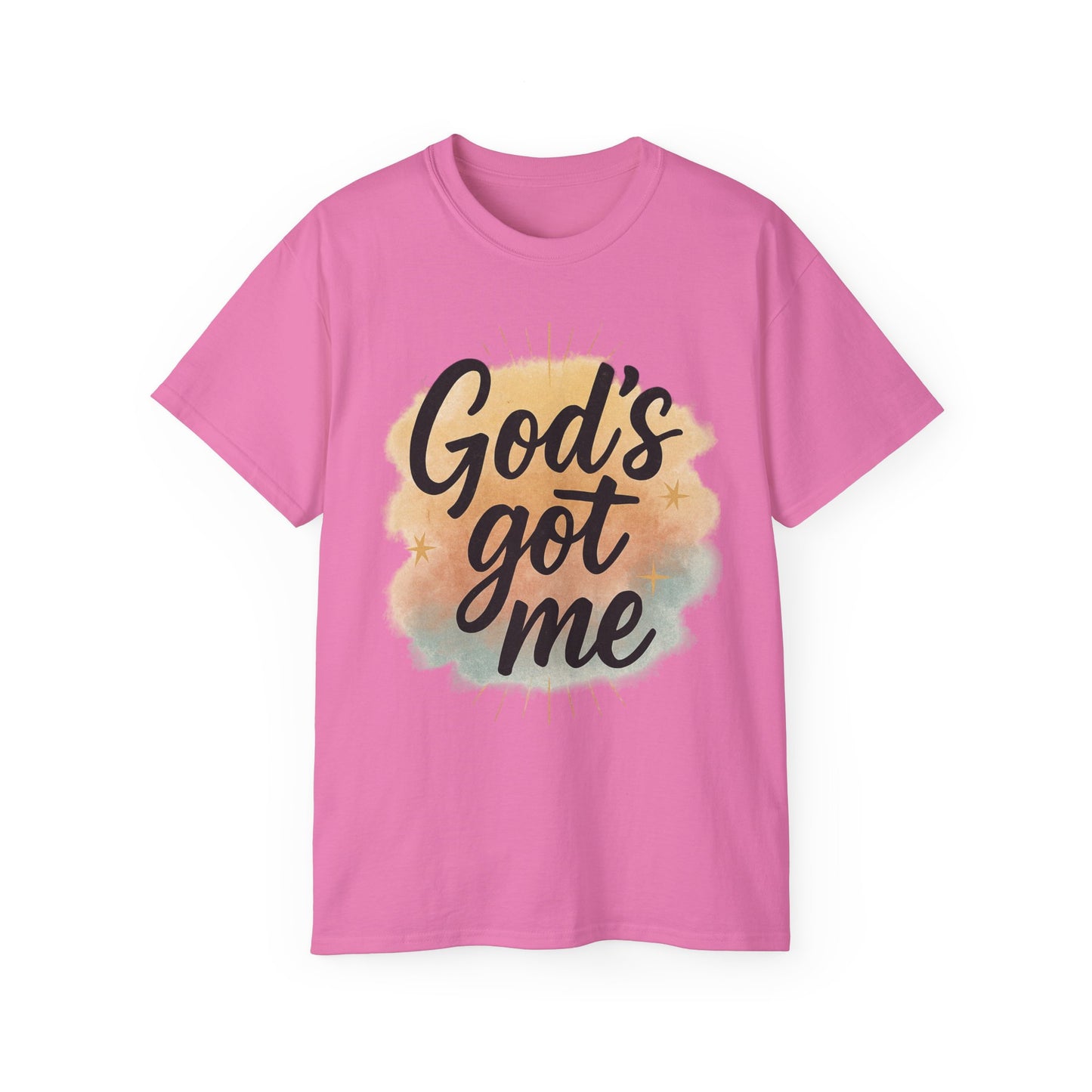 God's Got Me Unisex Ultra Cotton Tee, Inspirational Shirt, Faith-Based Apparel, Casual Wear, Gift for Believers, Christian T-Shirt