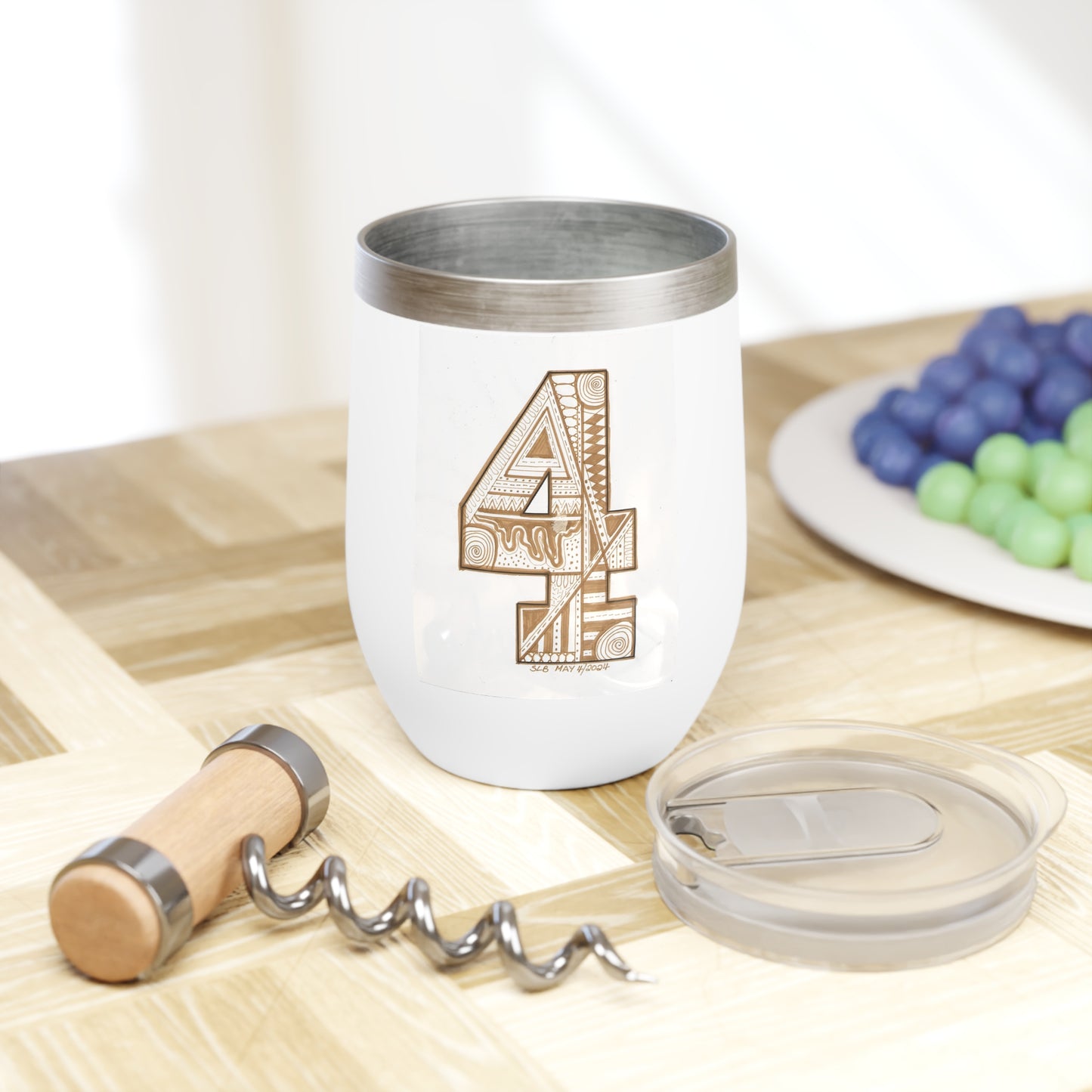 Zentangle number 4 - Tumbler