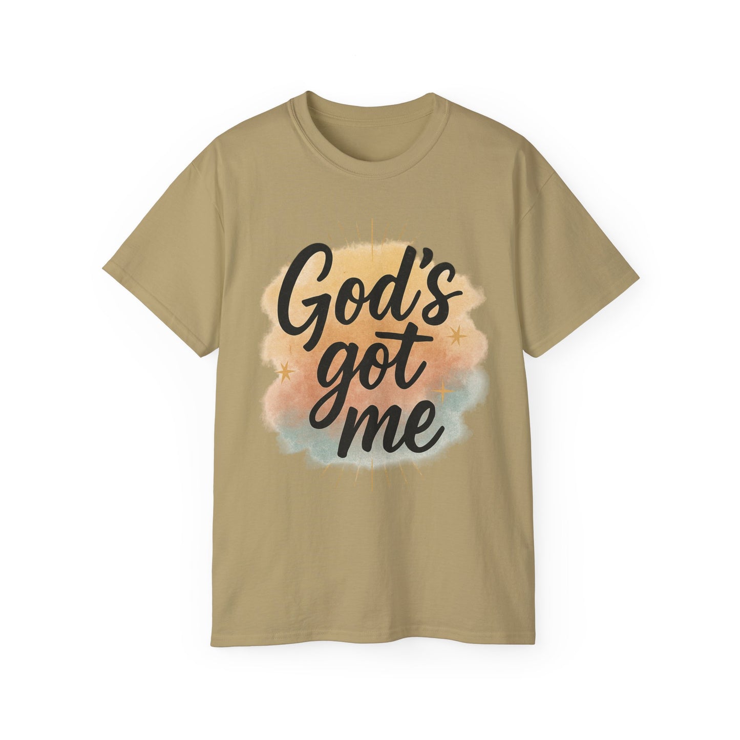God's Got Me Unisex Ultra Cotton Tee, Inspirational Shirt, Faith-Based Apparel, Casual Wear, Gift for Believers, Christian T-Shirt
