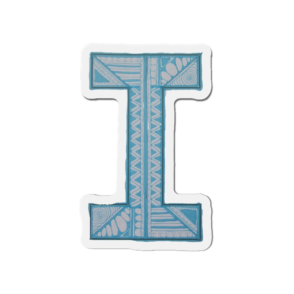 Zentangle I - Die-Cut Magnets