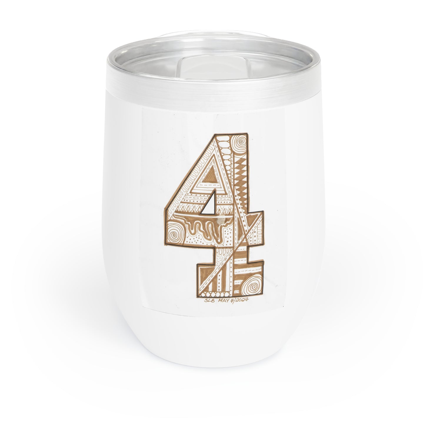 Zentangle number 4 - Tumbler