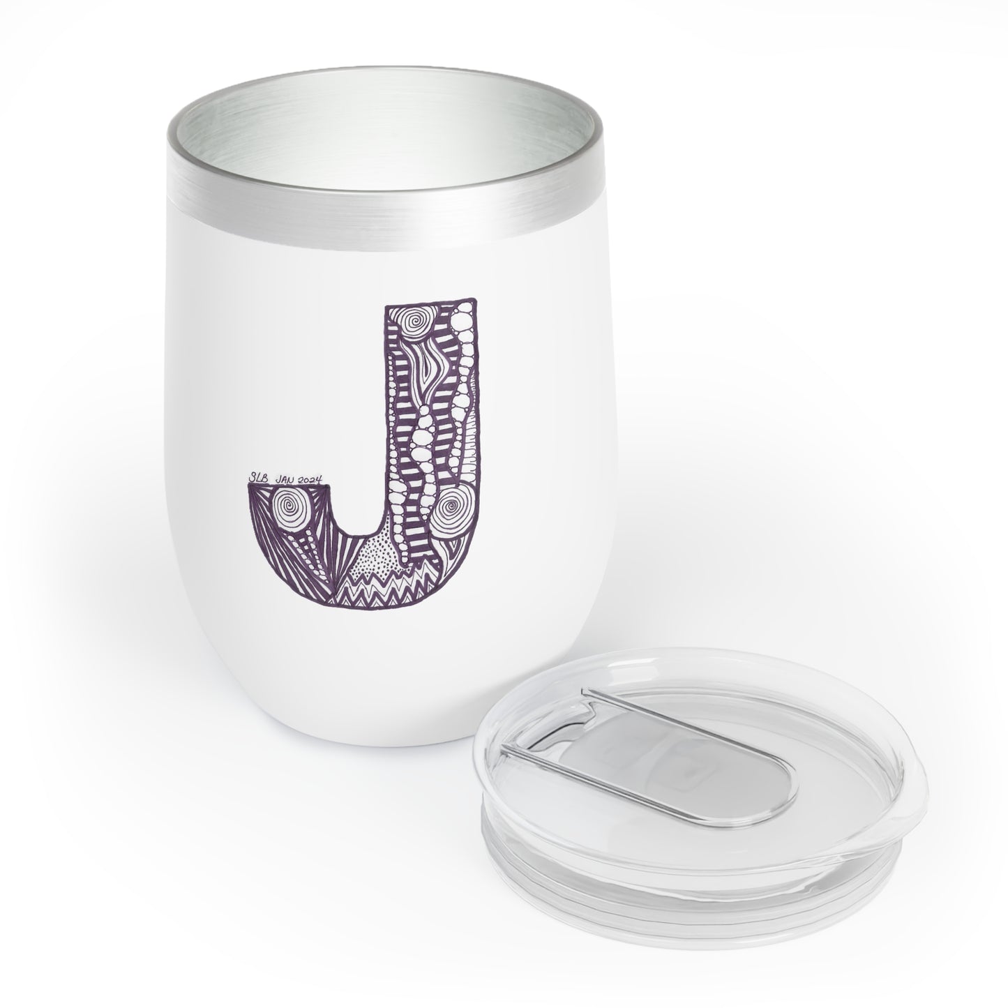 Zentangle J - Tumbler